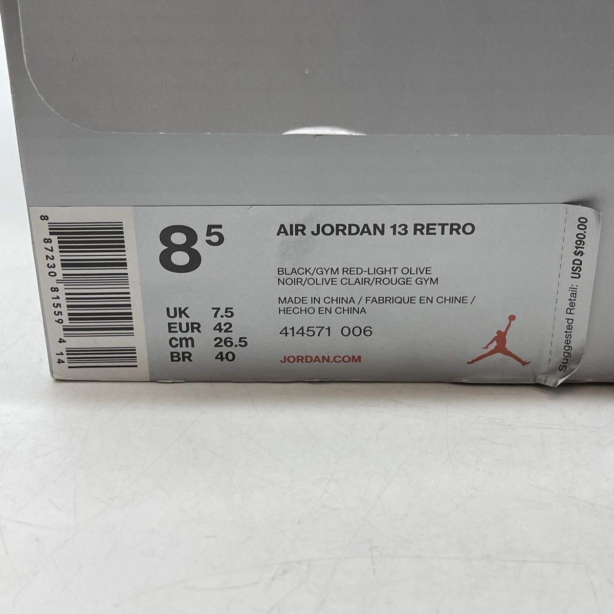 Jordan Brand Air Jordan 13 olive Size US 8.5 / EU 41-42 - 9 Thumbnail