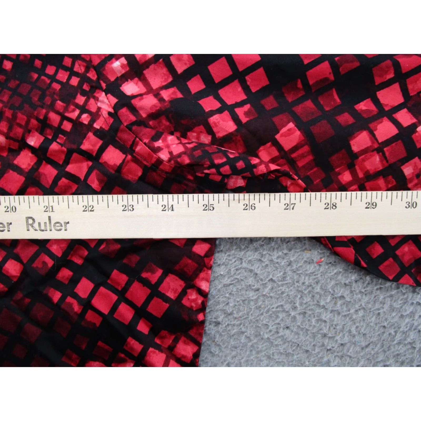 FRONTEER Montero Red Long Sleeve Pearl Snap Up Shirt Men's 3XL Cotton Knit Button-Up Western Clothing Size US XXL / EU 58 / 5 - 6 Thumbnail