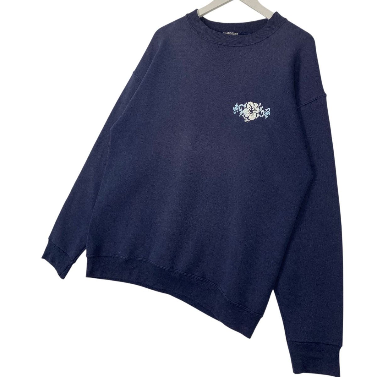 Other Vintage Piko Hawaiian Printed Crewneck Sweatshirt Navy Blue Size US M / EU 48-50 / 2 - 2 Thumbnail