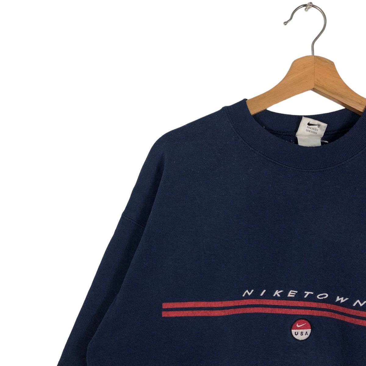 Nike 🔥90’s Vintage Nike Town USA Centre Logo Sweatshirt Big Logo Size US M / EU 48-50 / 2 - 7 Thumbnail