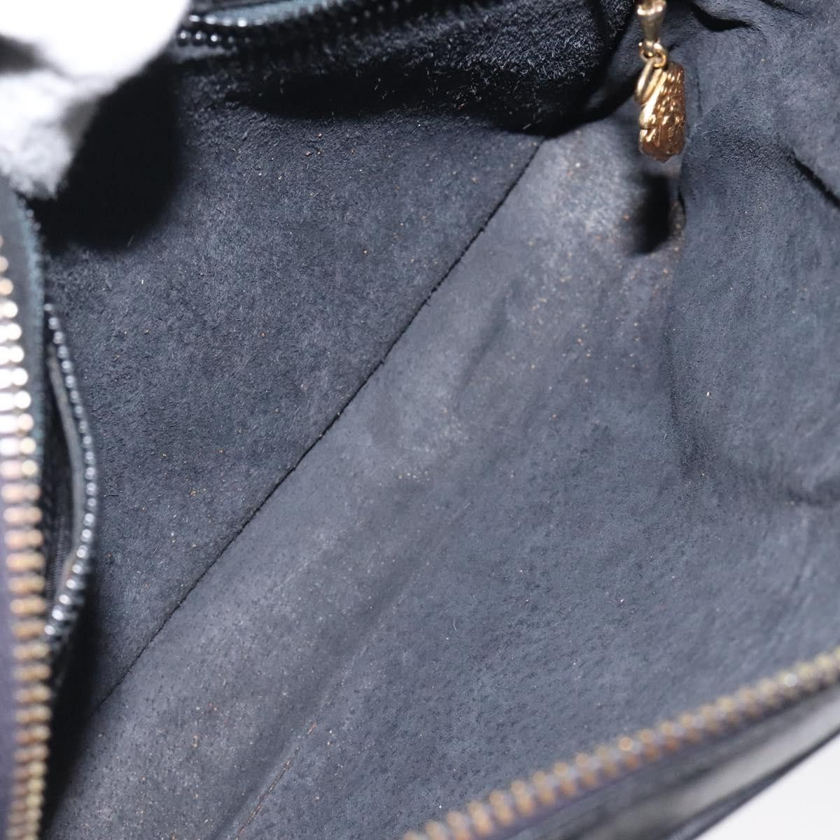 Gucci GUCCI Web Sherry Line Shoulder Bag Suede Black Gold Red Size ONE SIZE - 16 Thumbnail