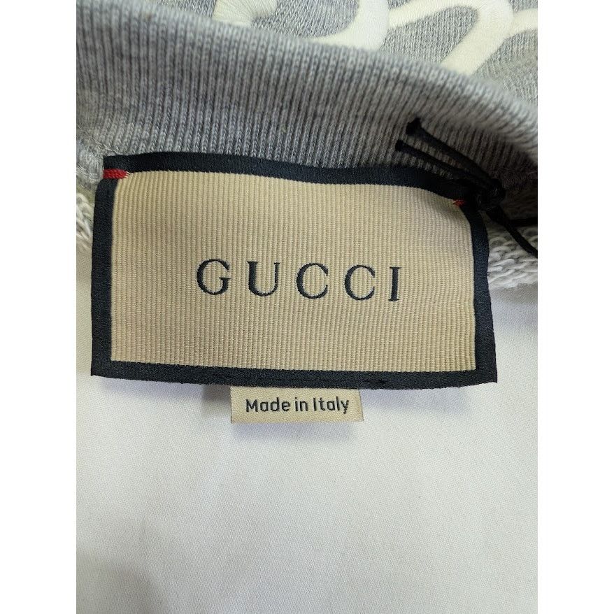 Gucci o1rshd1 Cotton Jersey Crewneck Sweatshirt in Grey Melange Size US S / EU 44-46 / 1 - 21 Thumbnail