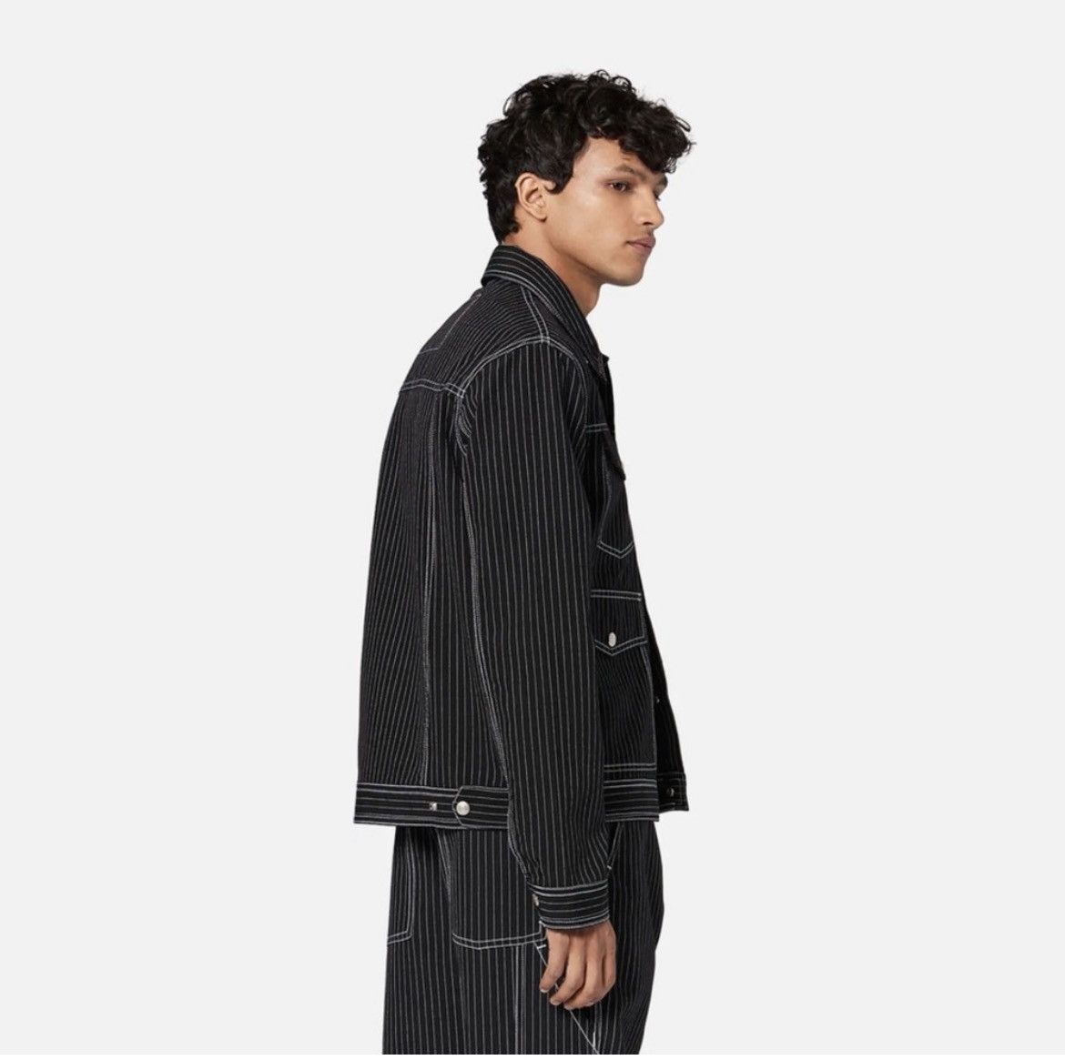 AMI Ami Paris by Alexandre Mattiusse Pinstripe Jacket Size US M / EU 48-50 / 2 - 2 Thumbnail