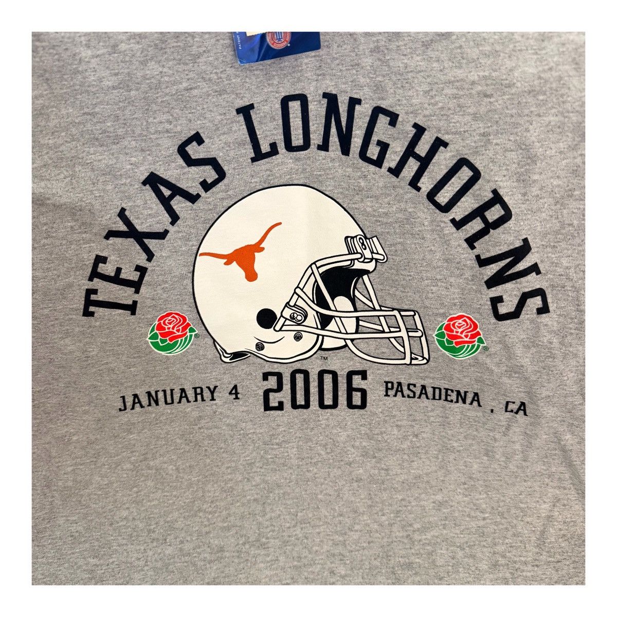 Foot Locker Vintage Y2K TX Longhorns National Champs 2006 Rose Bowl Tee Size US M / EU 48-50 / 2 - 2 Thumbnail