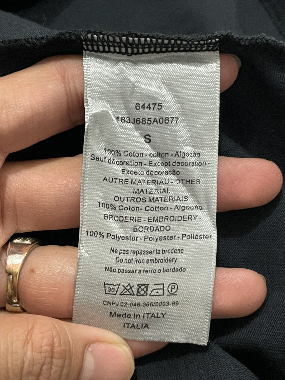 Japanese Brand DIOR SS21 tee 183J685A0677 Size US M / EU 48-50 / 2 - 11 Thumbnail
