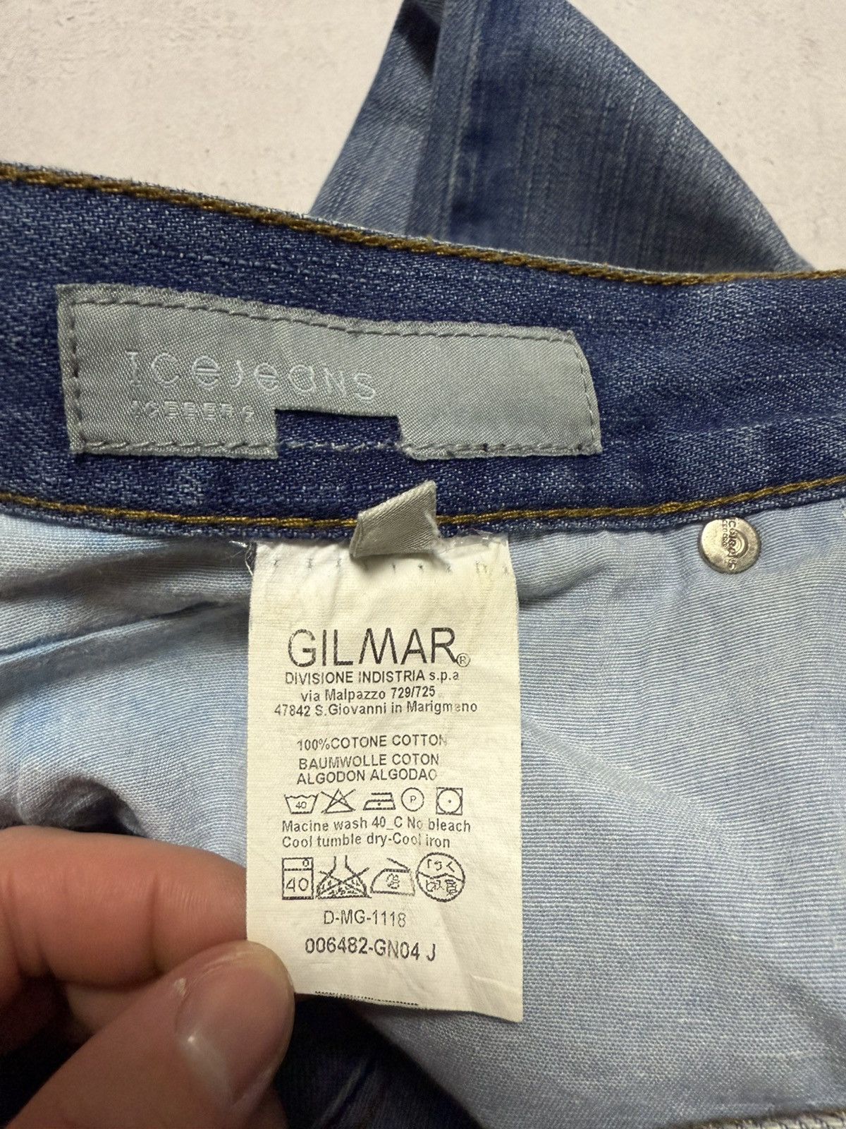 Iceberg × Japanese Brand Vintage Iceberg Jeans Denim Pants Distressed Washed Straight Size US 32 / EU 48 - 13 Thumbnail