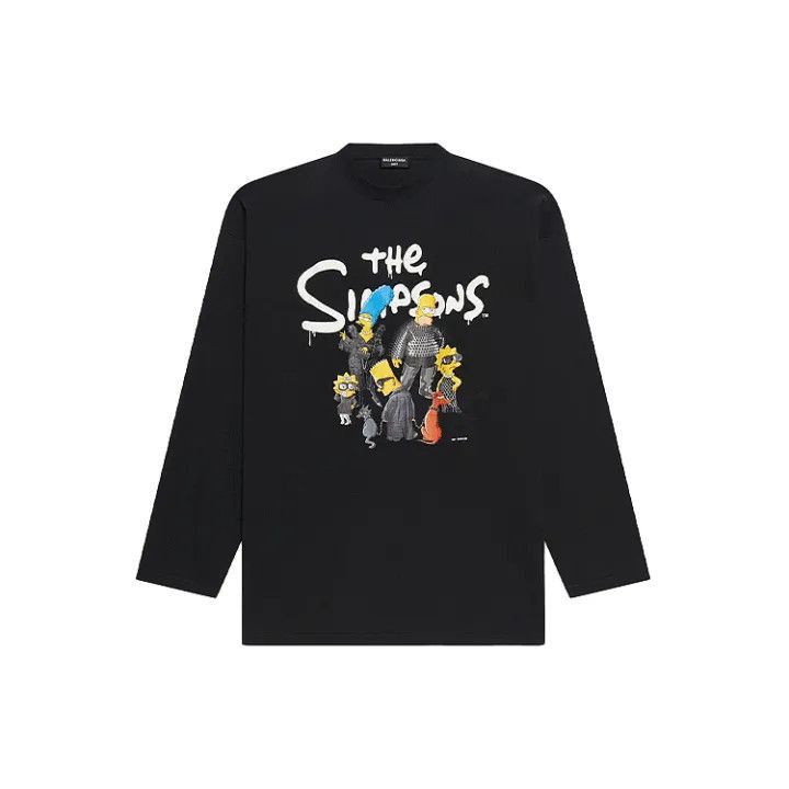 Balenciaga Balenciaga Balenciaga x The Simpsons Graphic Long Sleeve S Size US M / EU 48-50 / 2 - 2 Thumbnail