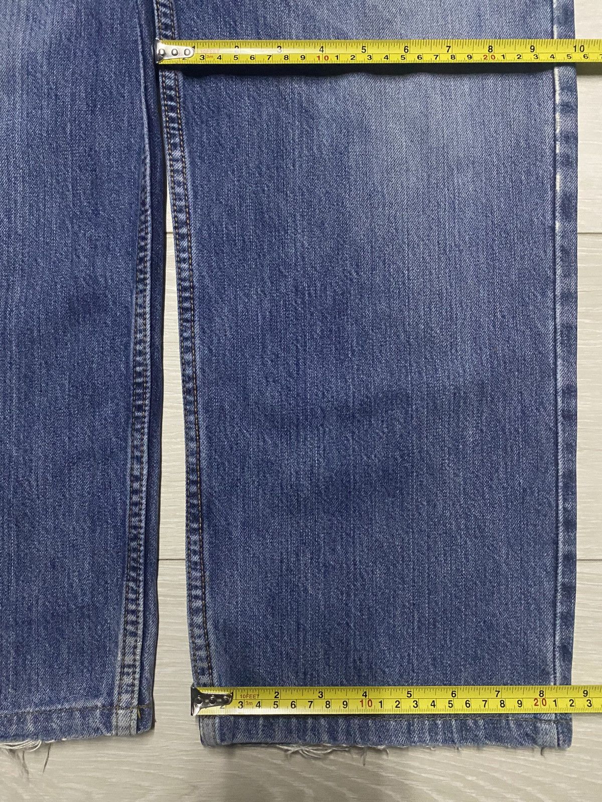 Levi's Vintage Levis 607 Orange Tab Distressed Loose Jeans Size US 34 / EU 50 - 17 Thumbnail