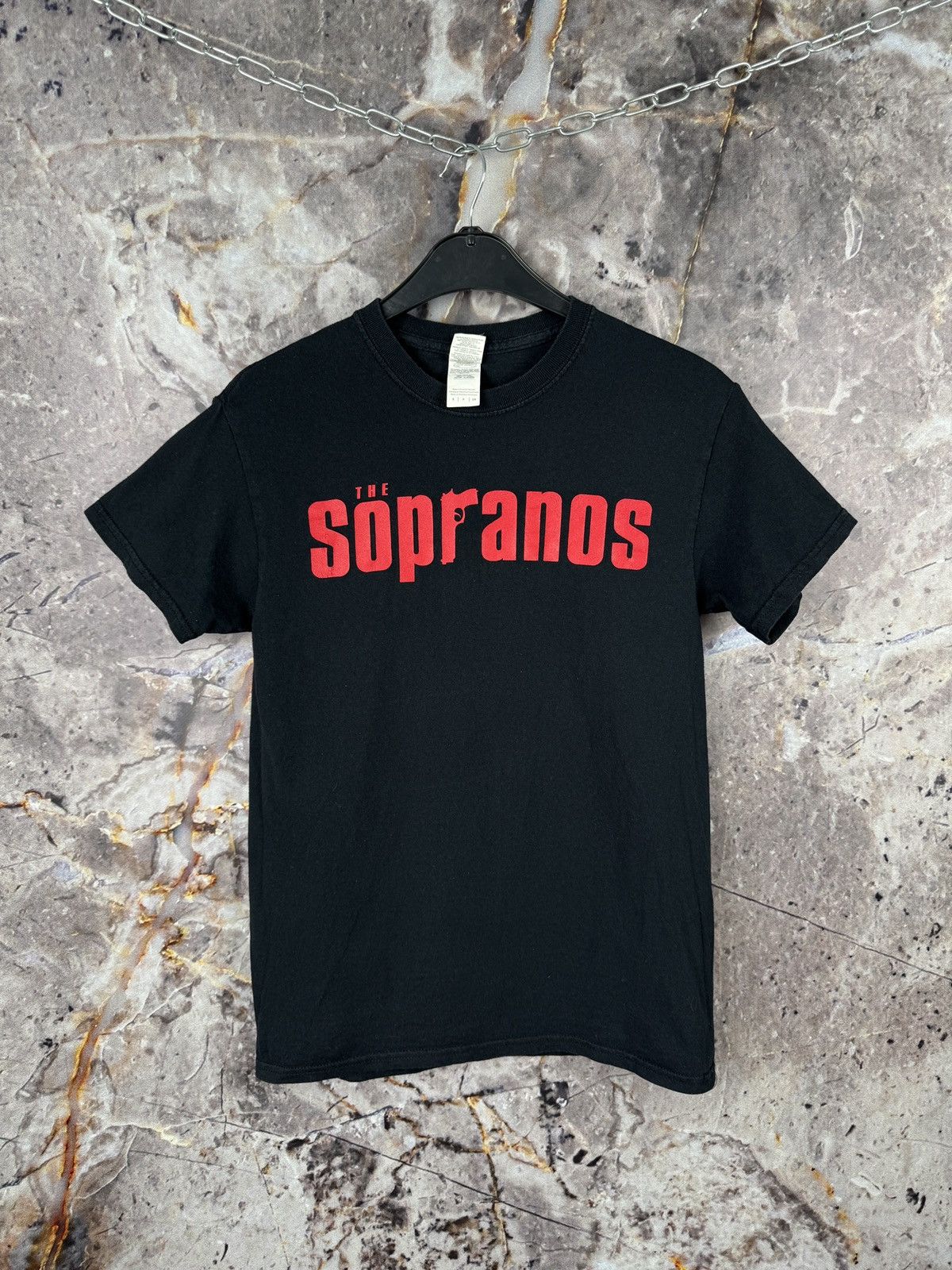 Gildan The Sopranos T-Shirt Bada Bing HBO TV Series Movie Size S Size US S / EU 44-46 / 1 - 2 Thumbnail