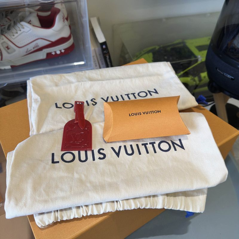 Louis Vuitton Louis Vuitton Red Trainer Fashion Sneakers for Men -2508 Size US 9 / EU 42 - 4 Thumbnail