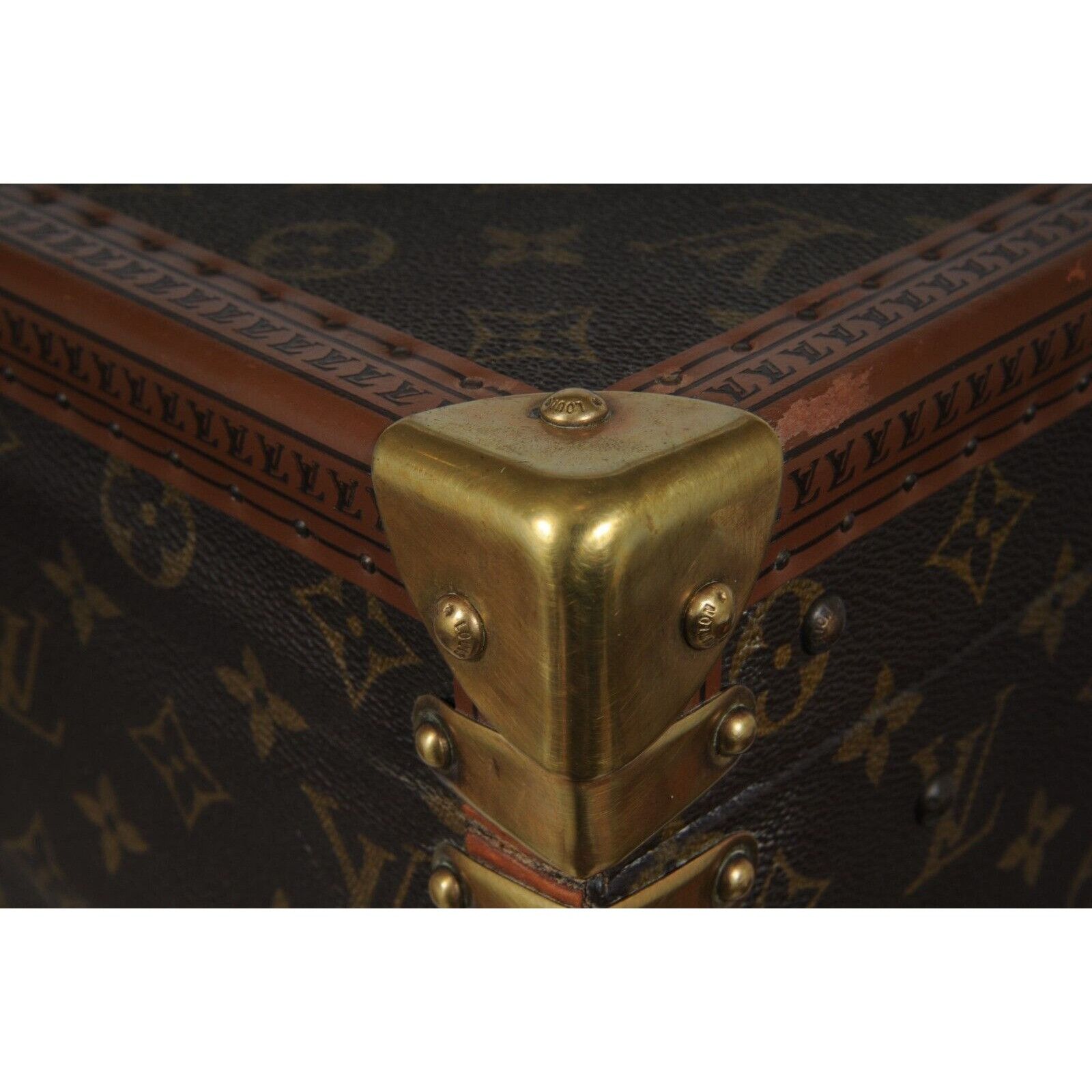 Louis Vuitton Boite Vanity Trunk Train Case Lv Logo Brown - 02483 Size ONE SIZE - 17 Thumbnail