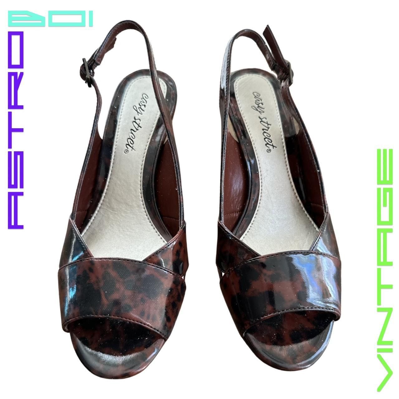 Vintage Vintage Easy Spirit Tortoise Shell Wedges - 6.5 US Size US 6.5 / IT 36.5 - 2 Thumbnail