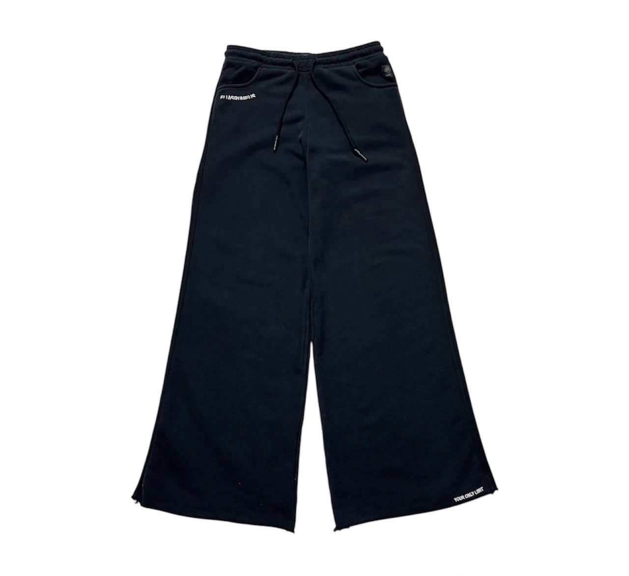 Japanese Brand Elias Rumelis flared sweatpants baggy oversized pants logo Size 26" / US 2 / IT 38 - 1 Thumbnail