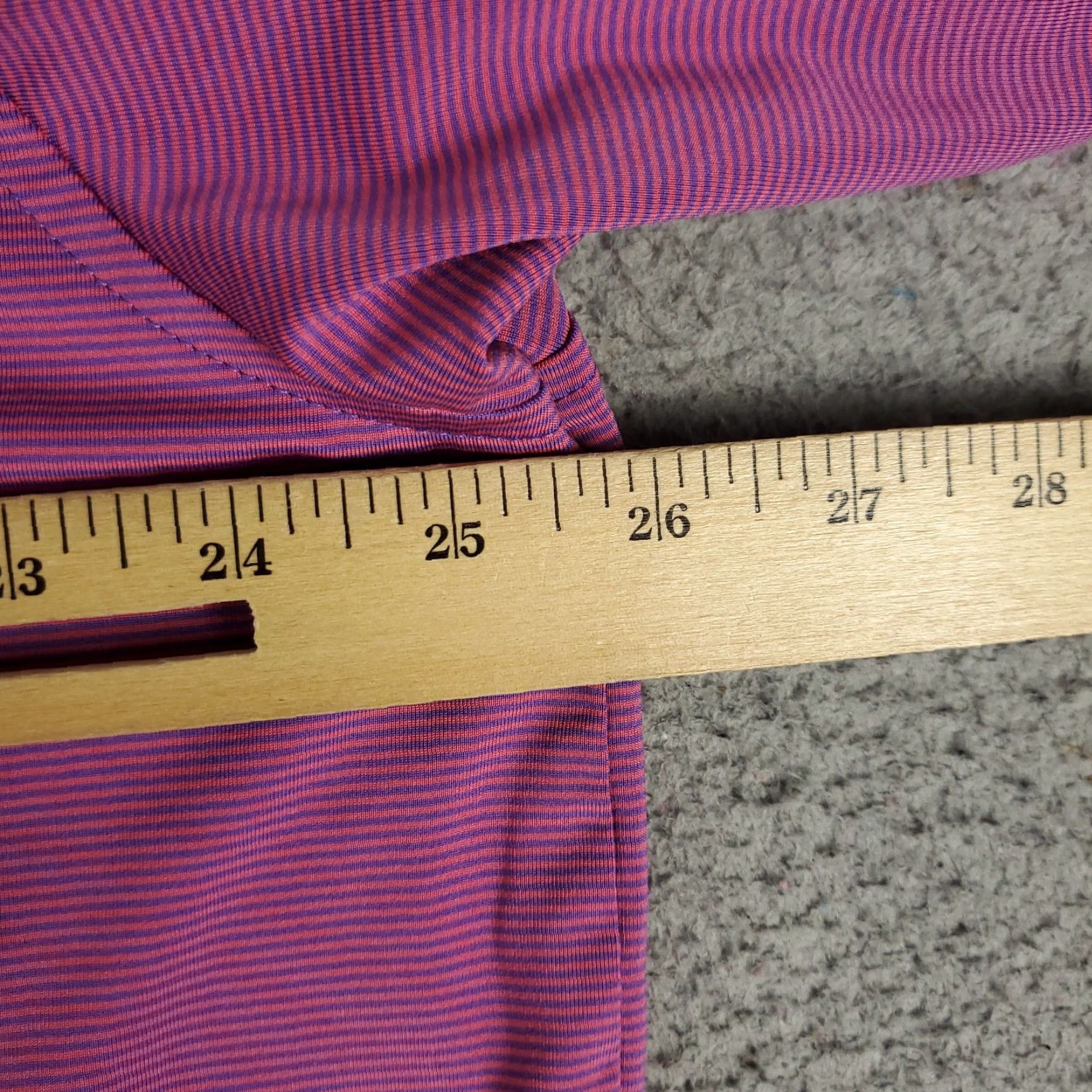Peter Millar Peter Millar Polo Shirt Mens XL Purple Striped Polo Shirt Casual Golf Short Sleeve Men Purple Striped Shirt XL Peter Millar Size US XL / EU 56 / 4 - 7 Thumbnail