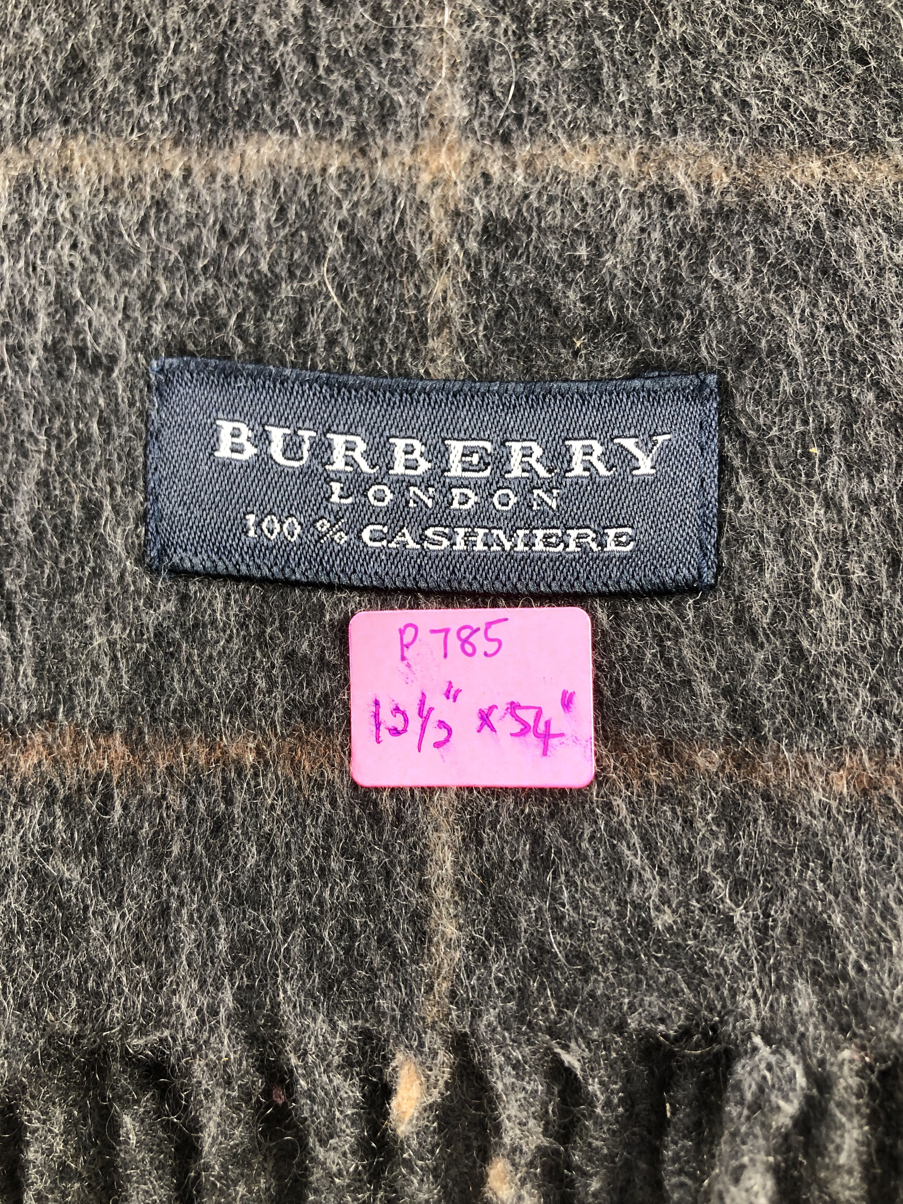Burberry Burberry Cashmere Scarf / Muffler / Neckwear P785 Size ONE SIZE - 4 Thumbnail