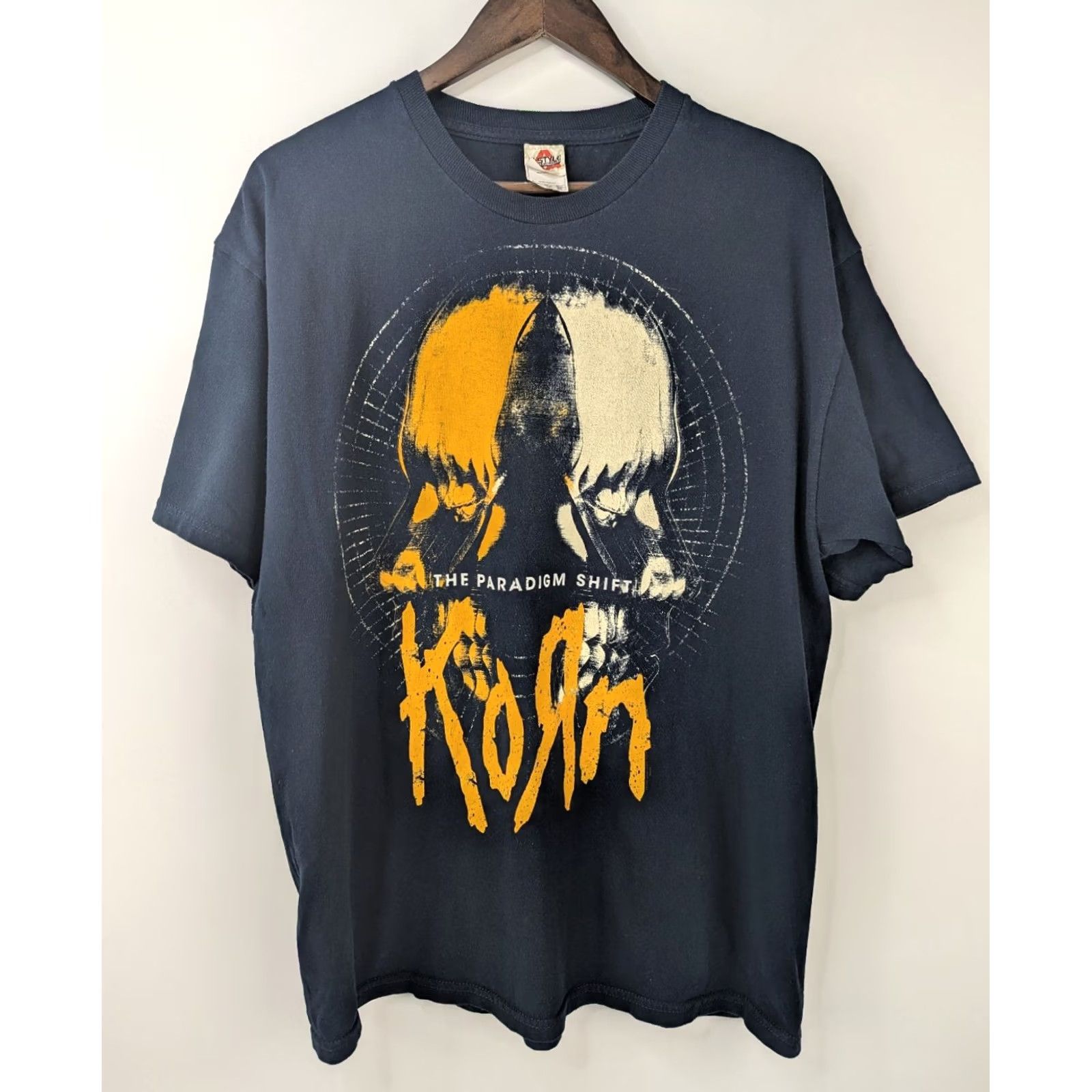 Vintage Korn The Paradigm Shift Band Tour T-Shirt XL Navy Alstyle Mens Graphic Tee Crew Neck Short Sleeve Music Shirt Size US XL / EU 56 / 4 - 3 Thumbnail