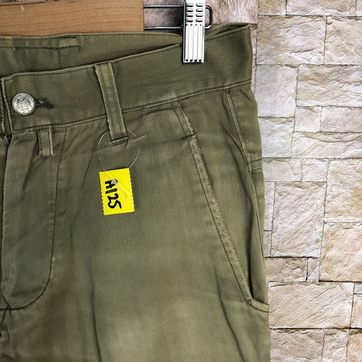 Japanese Brand Japan vintage faded Green utility Cargo Pants #A125 Size US 30 / EU 46 - 9 Thumbnail