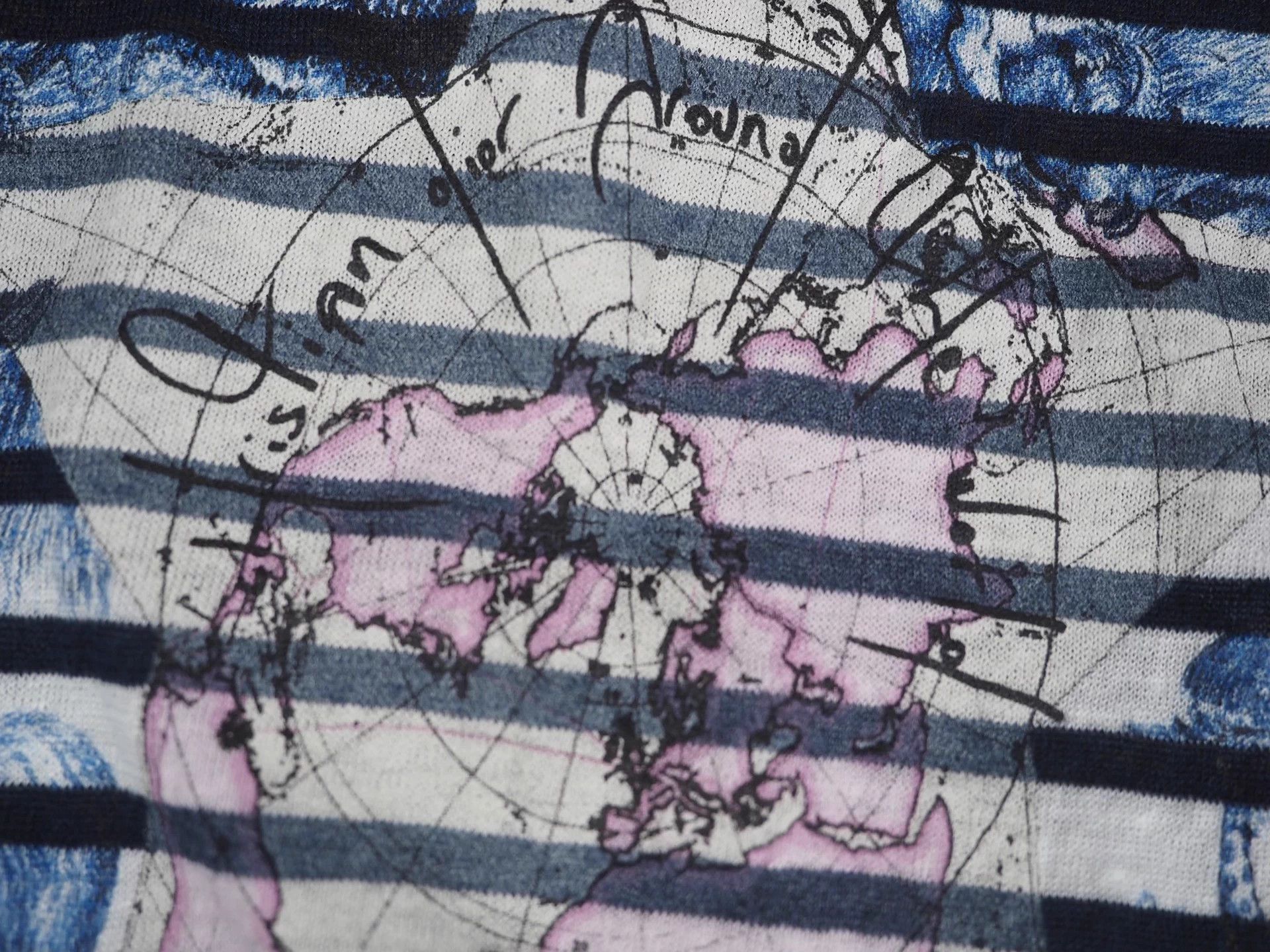 Dior DIOR Women's Blue and White Striped Knit Sweater Size S / US 4 / IT 40 - 5 Thumbnail