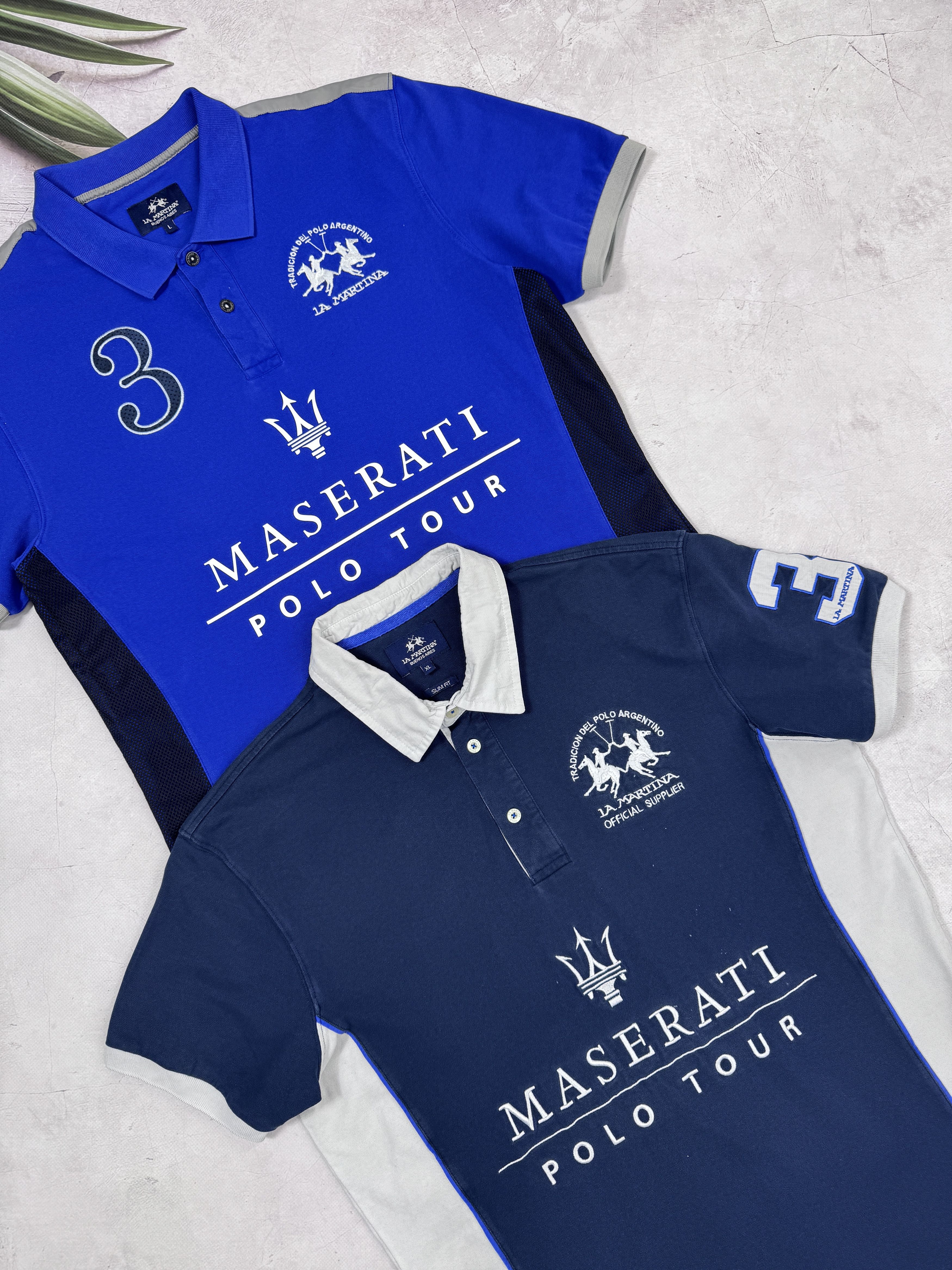 La Martina La Martina Polo Team T-Shirt #3 MASERATI x2 pieces Size US M / EU 48-50 / 2 - 1 Thumbnail