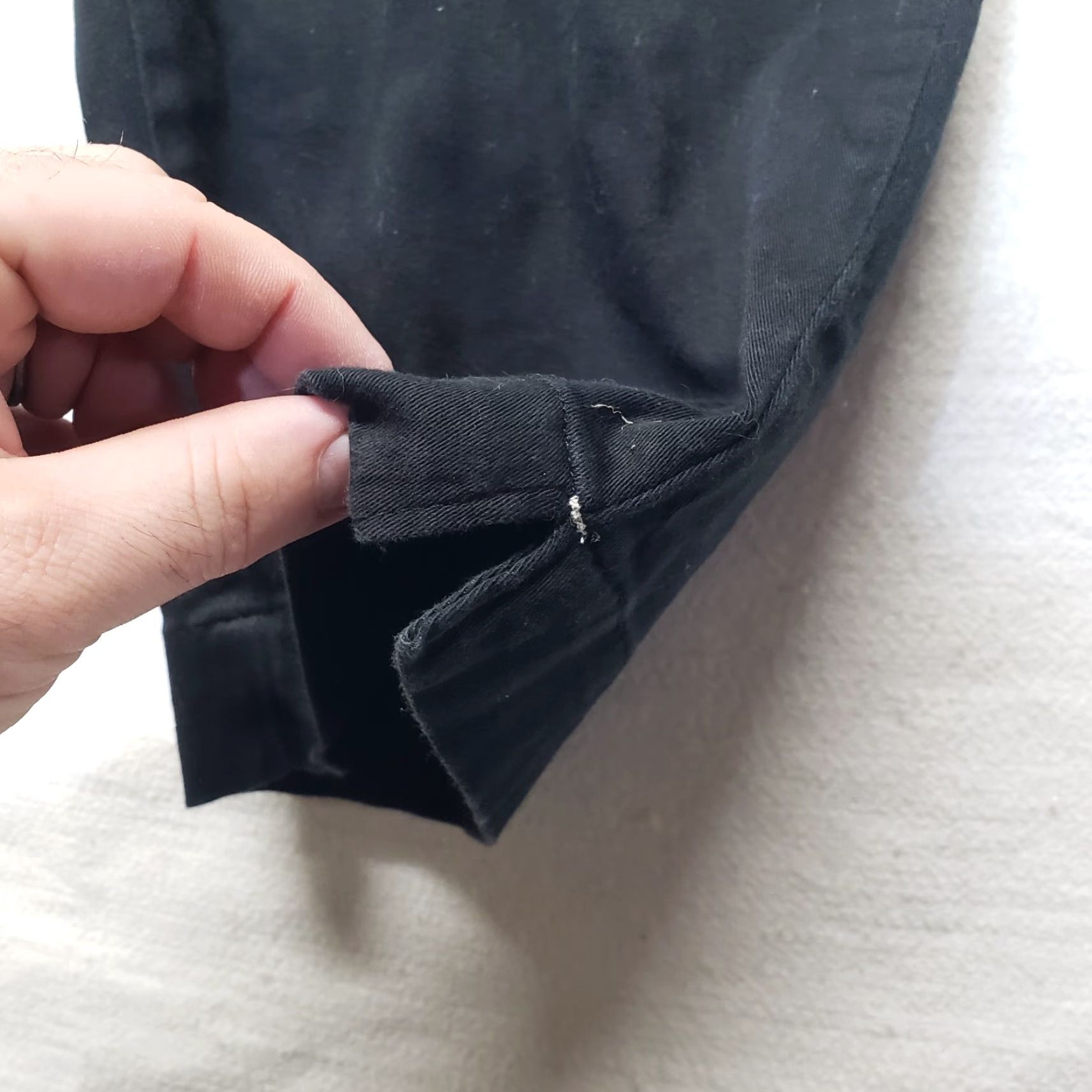 Lee LEE Pants Waist 8 Straight Leg Relaxed Fit Women Gray Dark Cotton Blend Pockets Belt Loops At The Waist 8 Medium Womens Pants Size 30" / US 8 / IT 44 - 3 Thumbnail