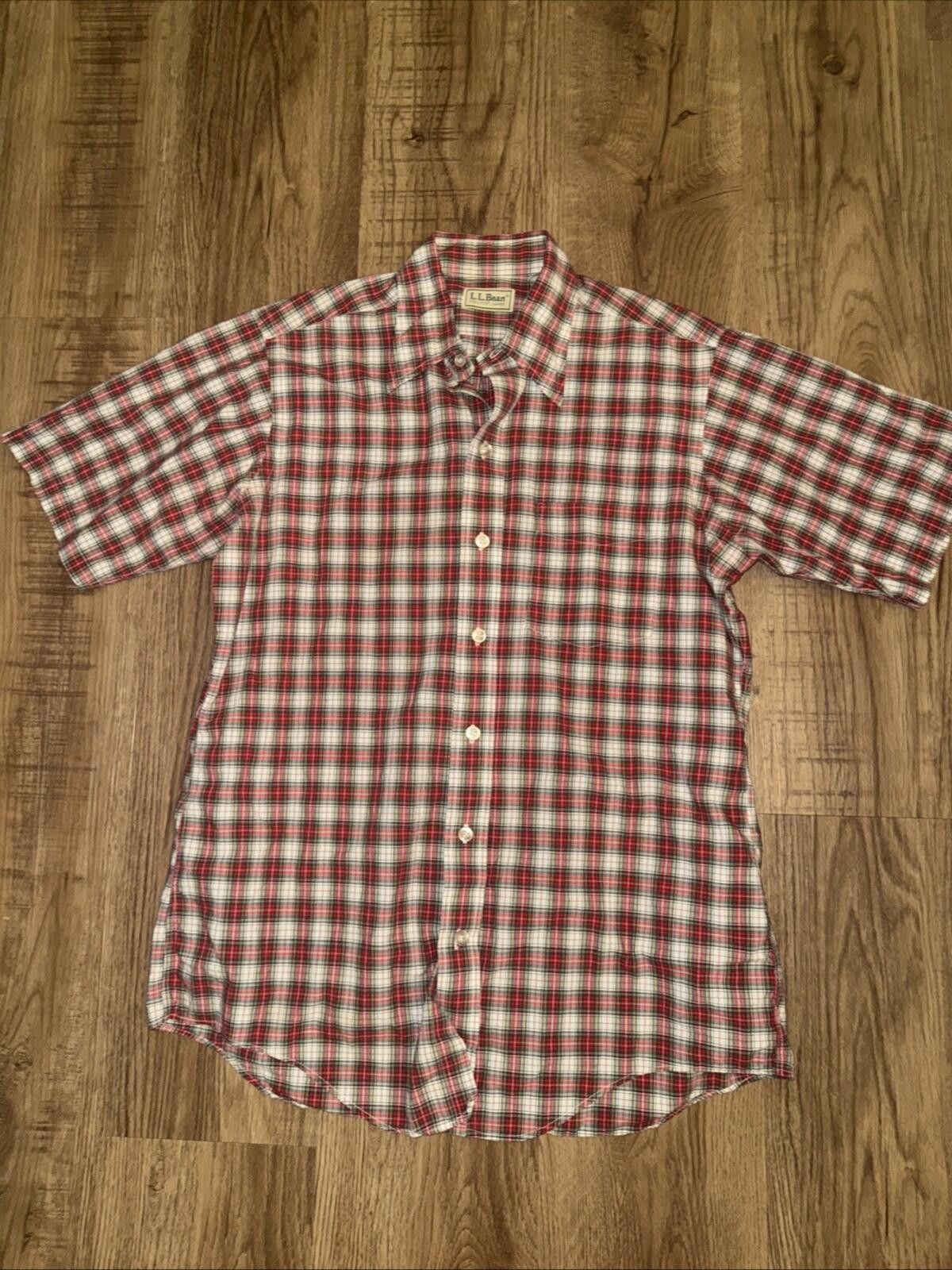 L.L. Bean Vintage L.L. Bean Short Sleeve Shirt - Freeport, Maine Size US M / EU 48-50 / 2 - 1 Thumbnail