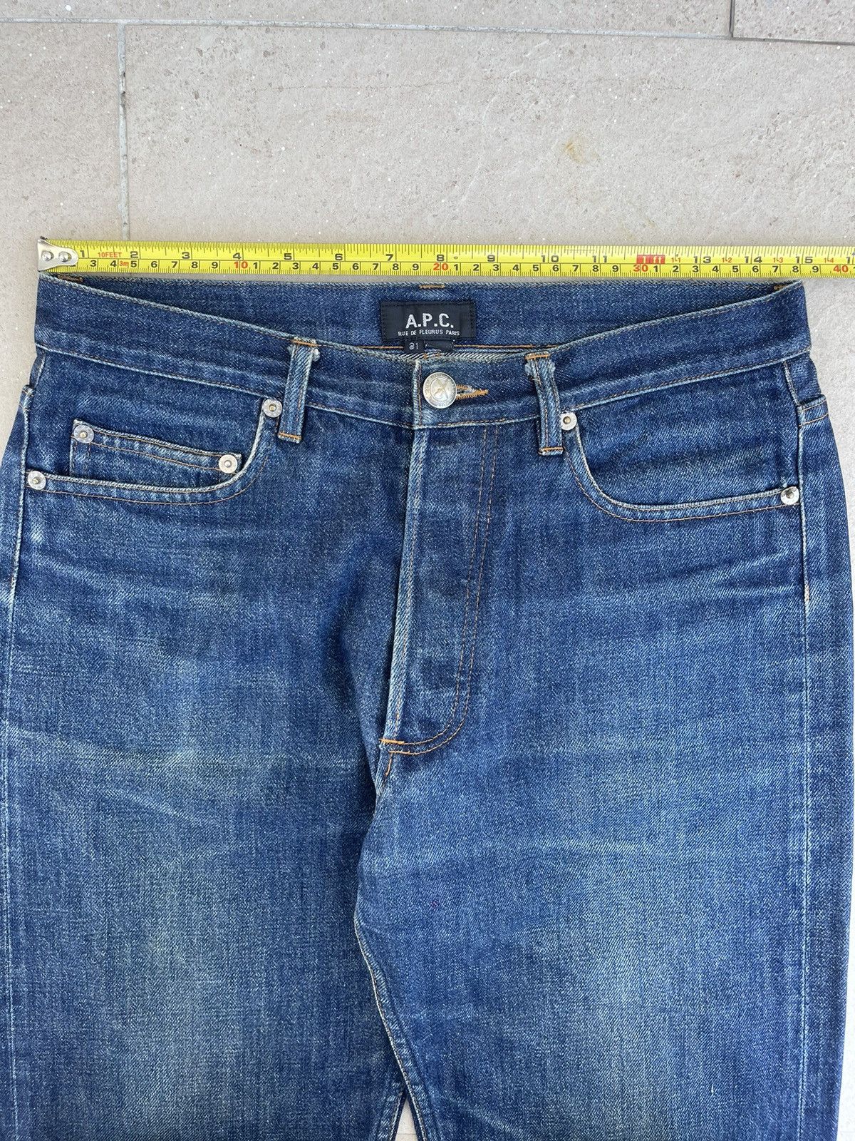 A.P.C. × Japanese Brand 🔥Japanese Brands Vintage A.P.C Distressed Denim W29🔥 Size US 29 - 9 Thumbnail