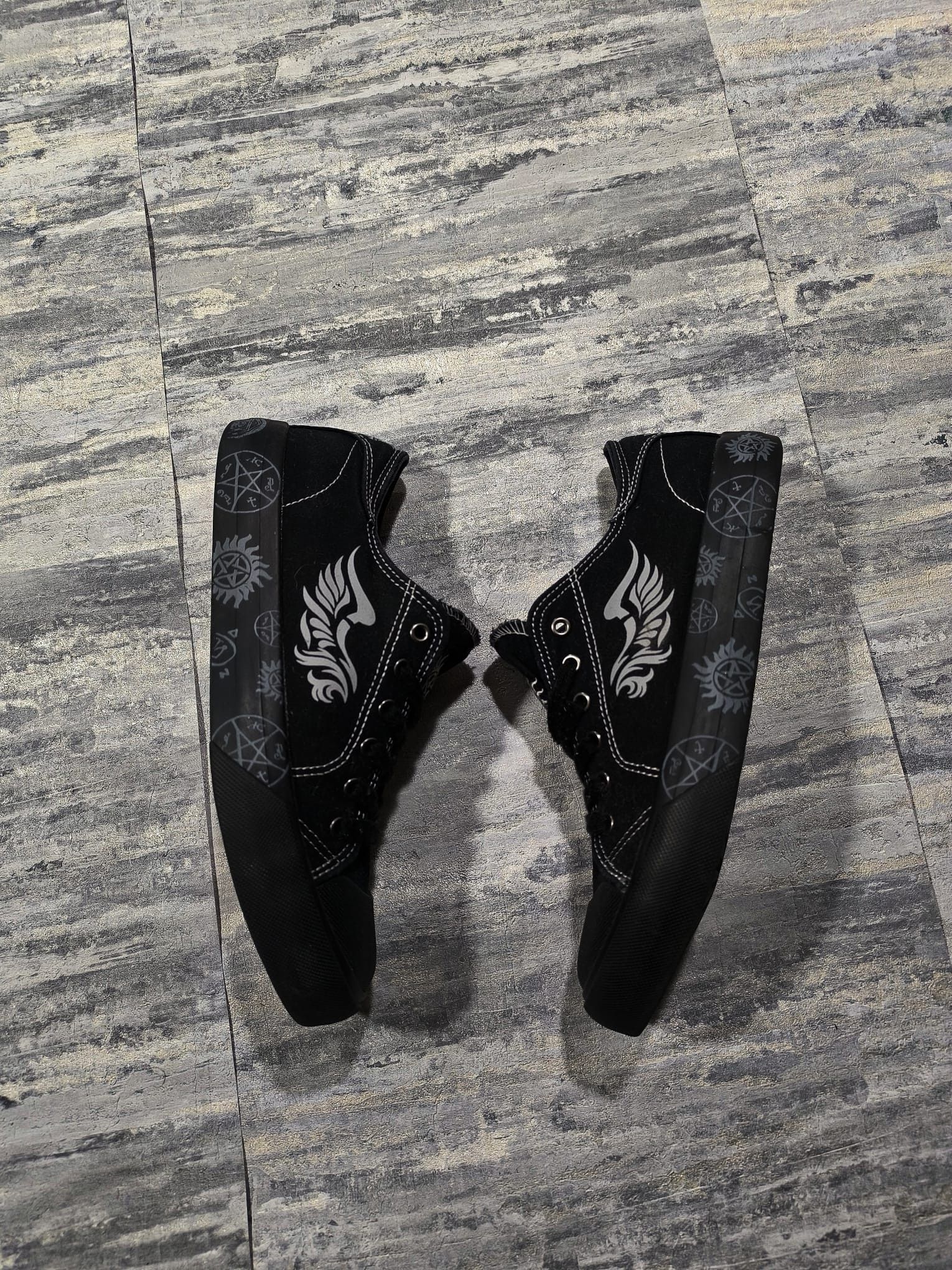 Other supernatural emo sigil sneakers alternative opium swag Size US 9 / IT 39 - 3 Thumbnail