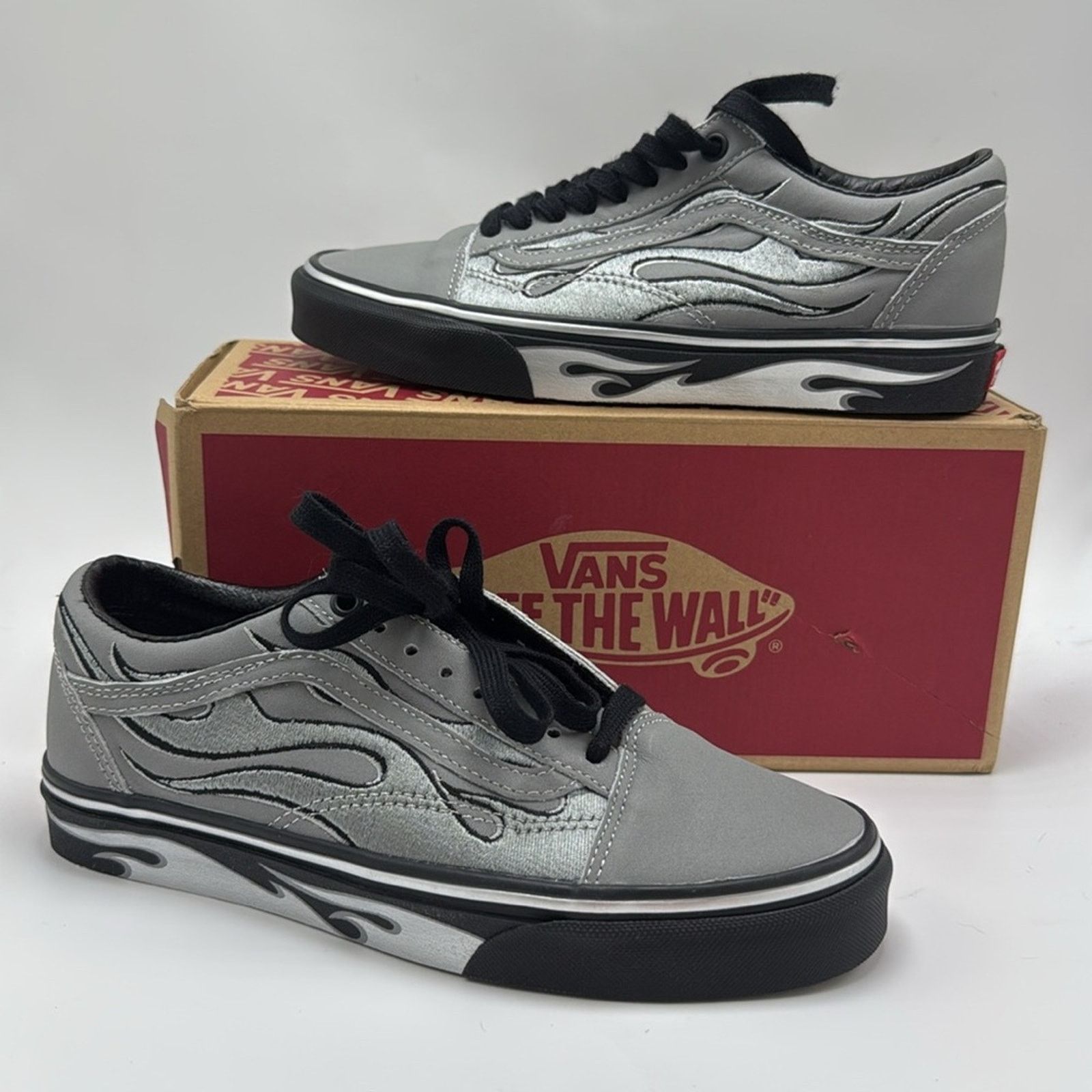 Vans Vans x A$AP rocky Worldwide Silver Reflective sneaker 7 mens Size US 7 / EU 40 - 2 Thumbnail