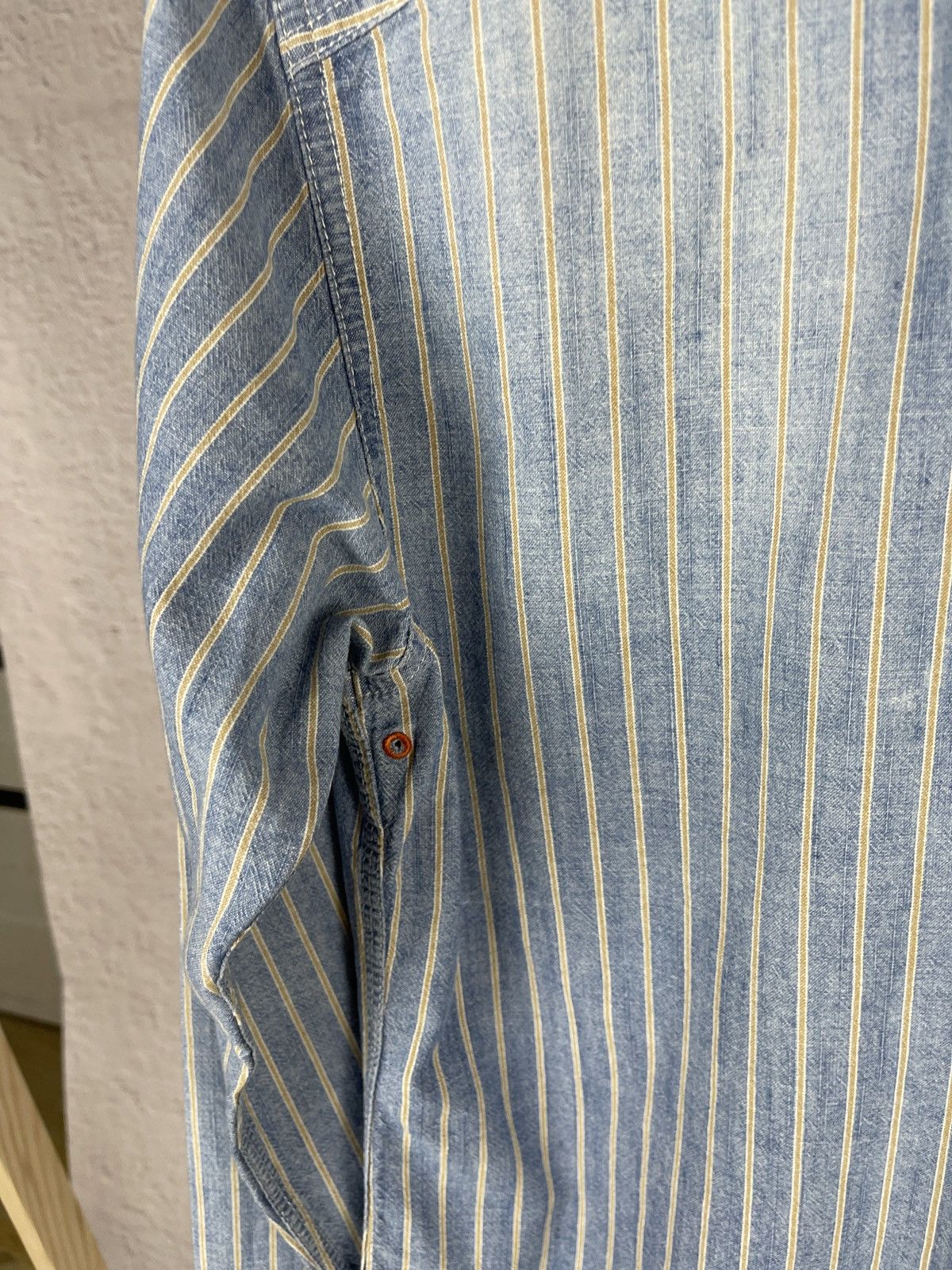 Scotch & Soda Scotch & Soda Rise’n Shine denim striped faded distressed Size US M / EU 48-50 / 2 - 14 Thumbnail