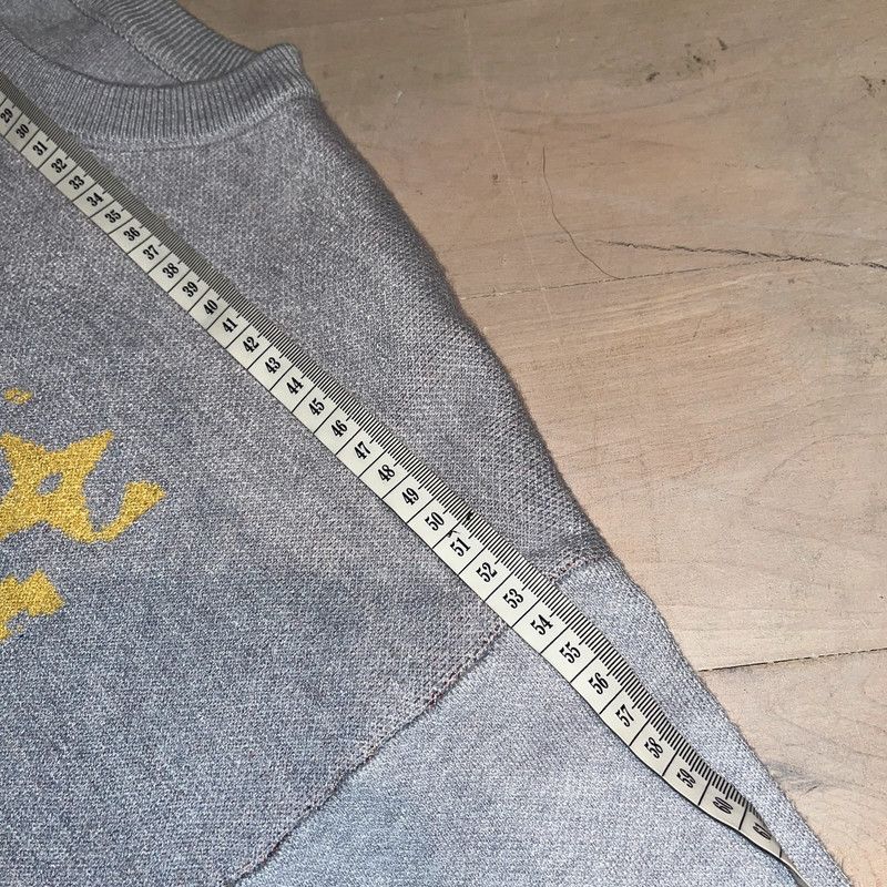 Vintage Y2k sweter y2style knitted sweater monogram Size US M / EU 48-50 / 2 - 6 Thumbnail
