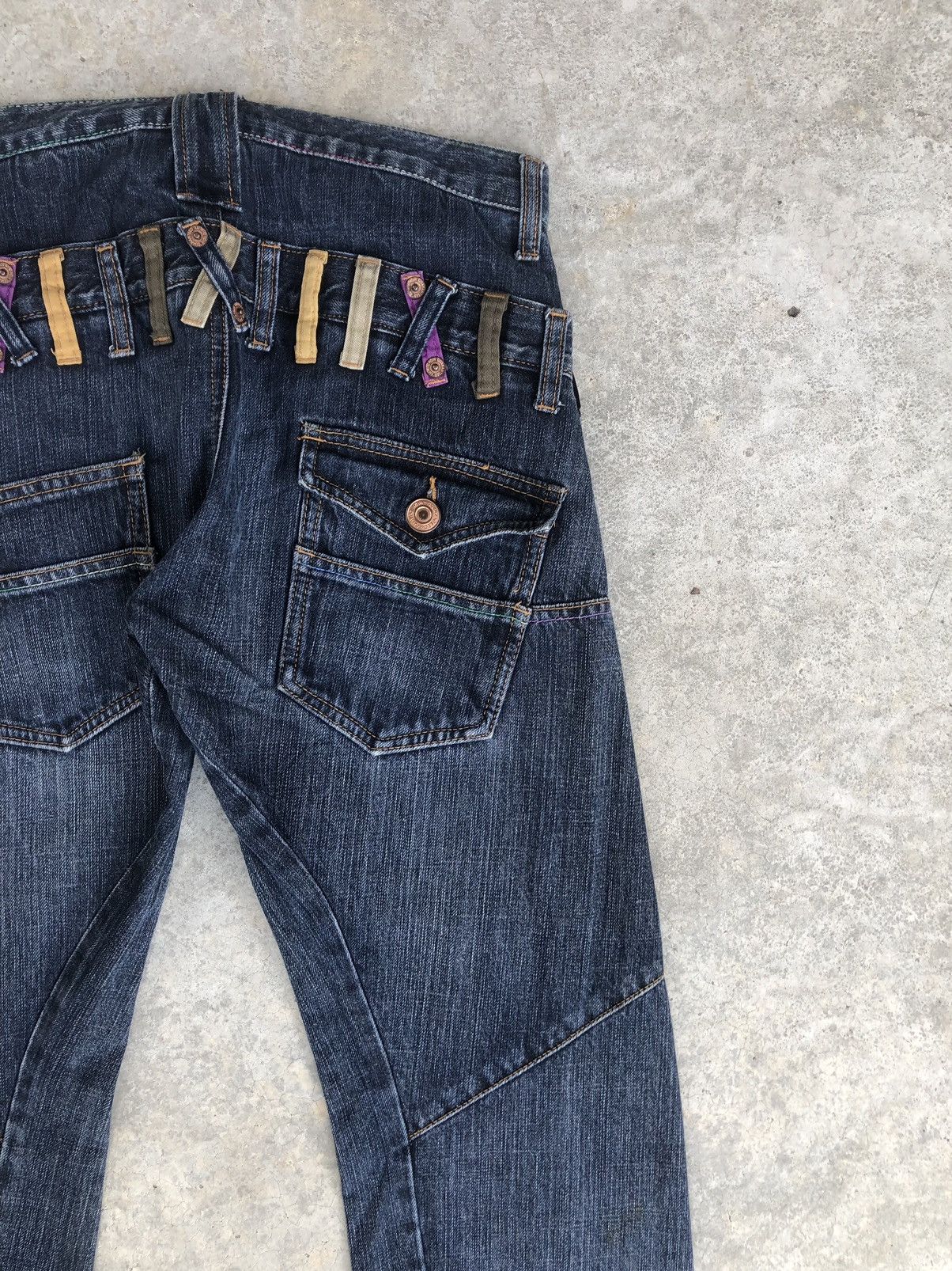 Hysteric Glamour Japanese Sirmione Double Waist Distressed Jeans Size US 29 - 10 Thumbnail