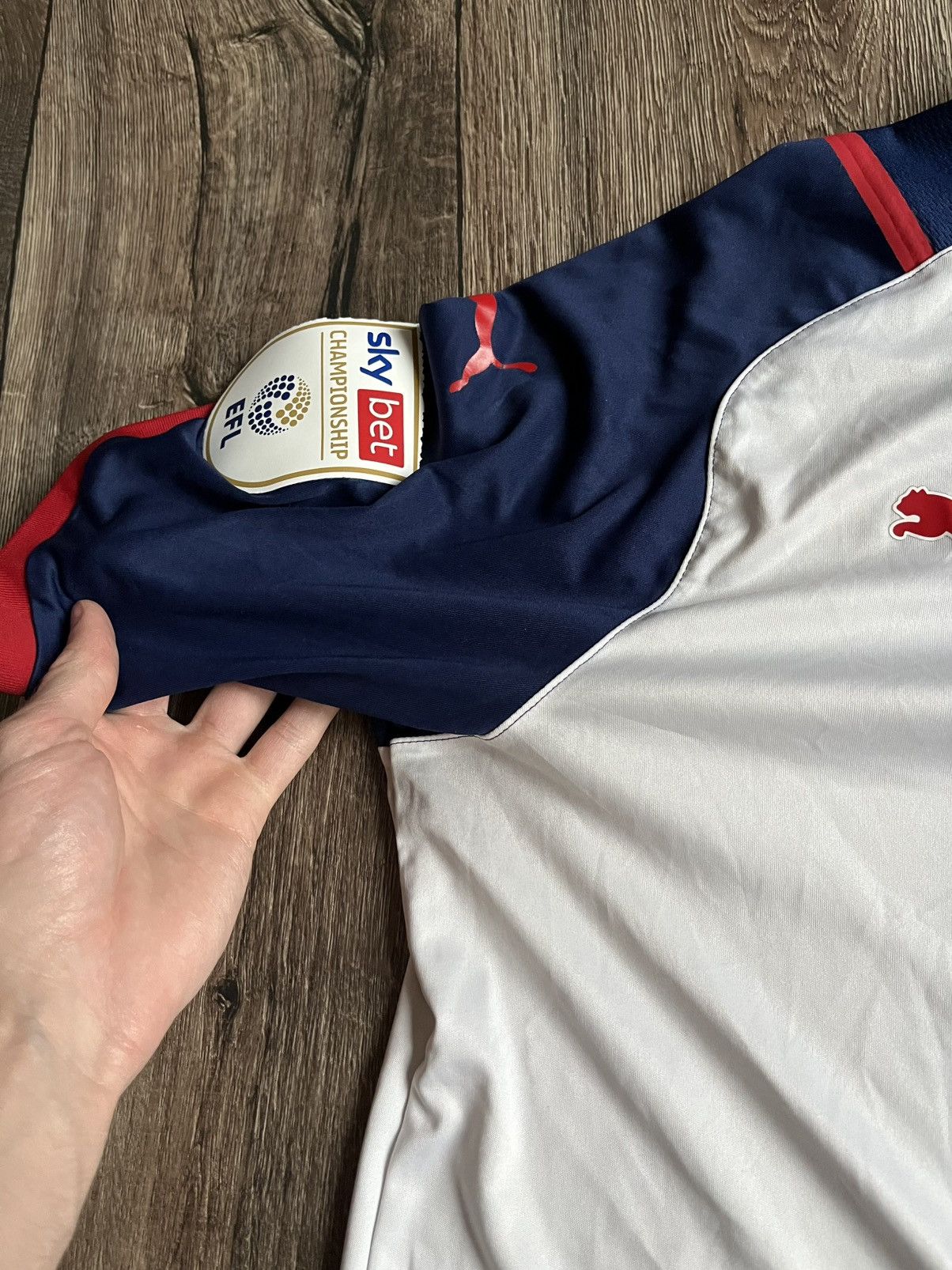Puma × Vintage Puma West Bromwich Albion Home 2021 2022 Football Jersey Size US XL / EU 56 / 4 - 12 Thumbnail