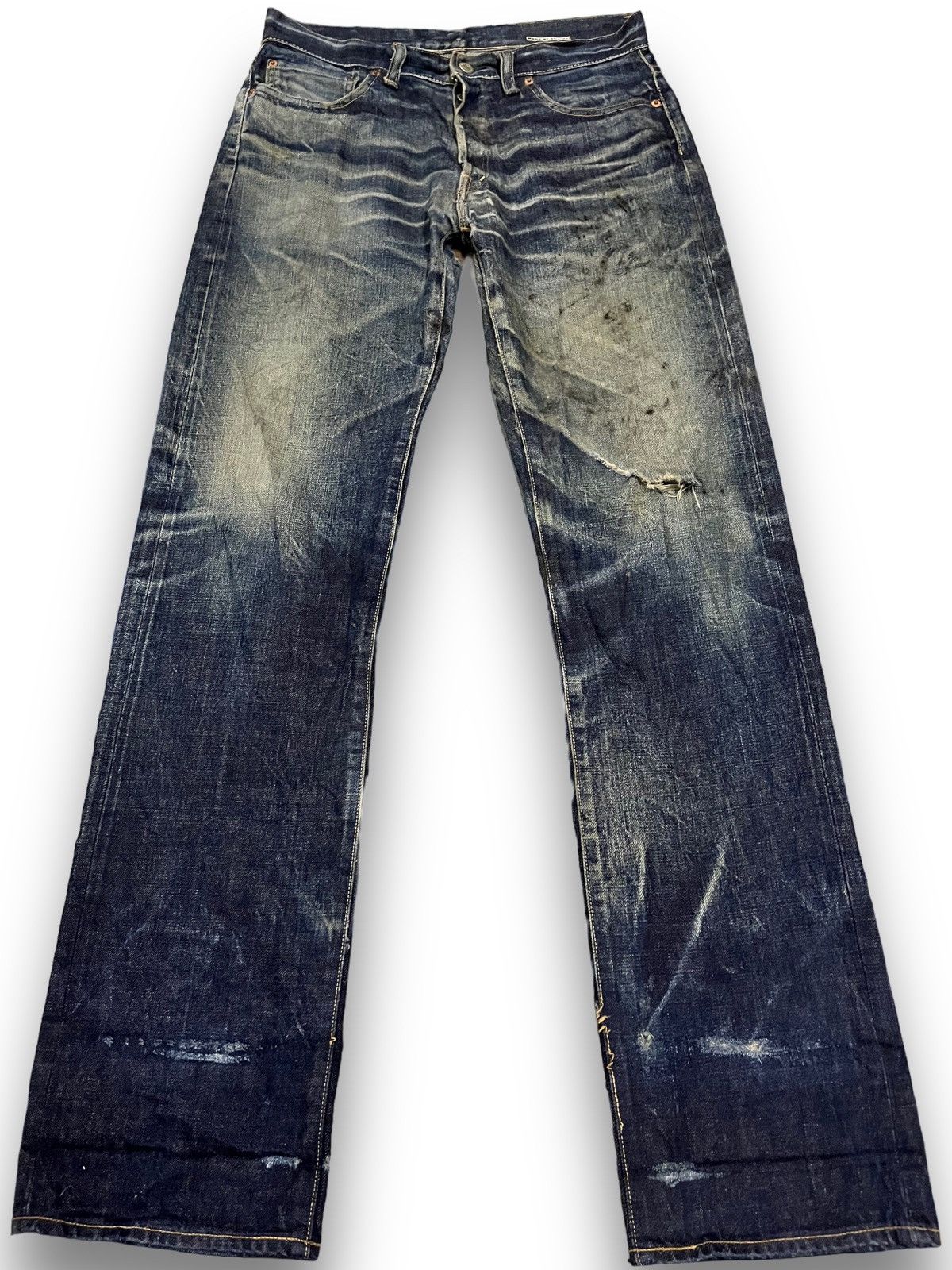 Blue Blue Japan Vintage Blue Blue Japan Selvedge 5oz Denim Size US 32 / EU 48 - 1 Thumbnail