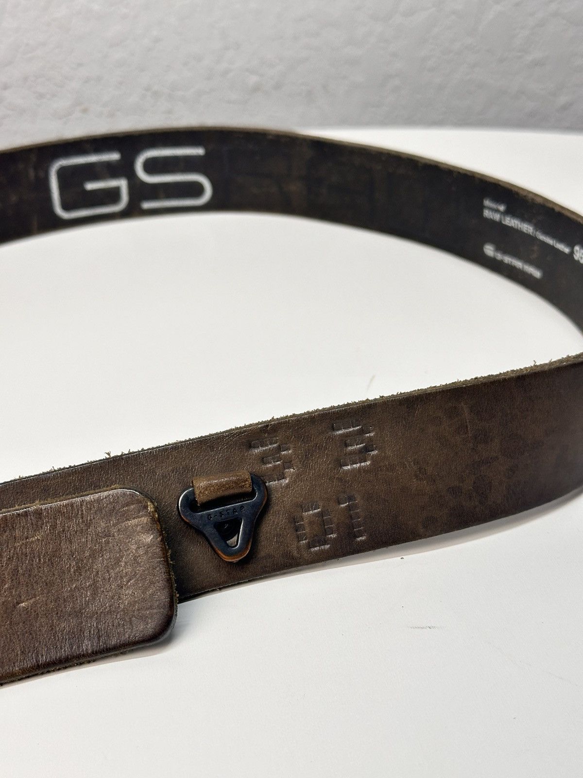 G-Star Vintage Belt B.B.Simon leather Avantgarde Hysteric Glamour Size ONE SIZE - 8 Thumbnail