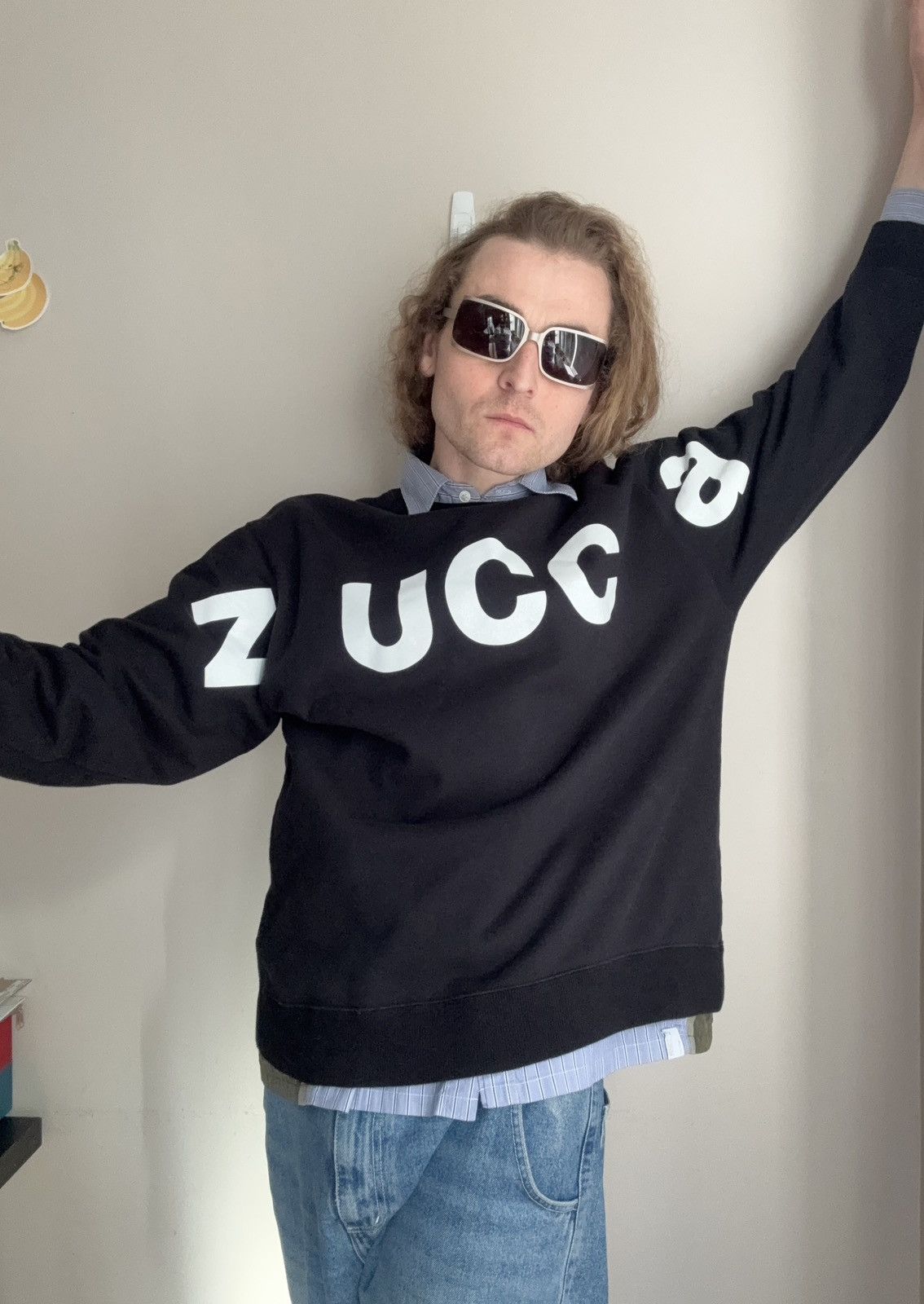 CABANE de ZUCCa ZUCCA XL Logo Crewneck Sweatshirt Size US XL / EU 56 / 4 - 13 Thumbnail