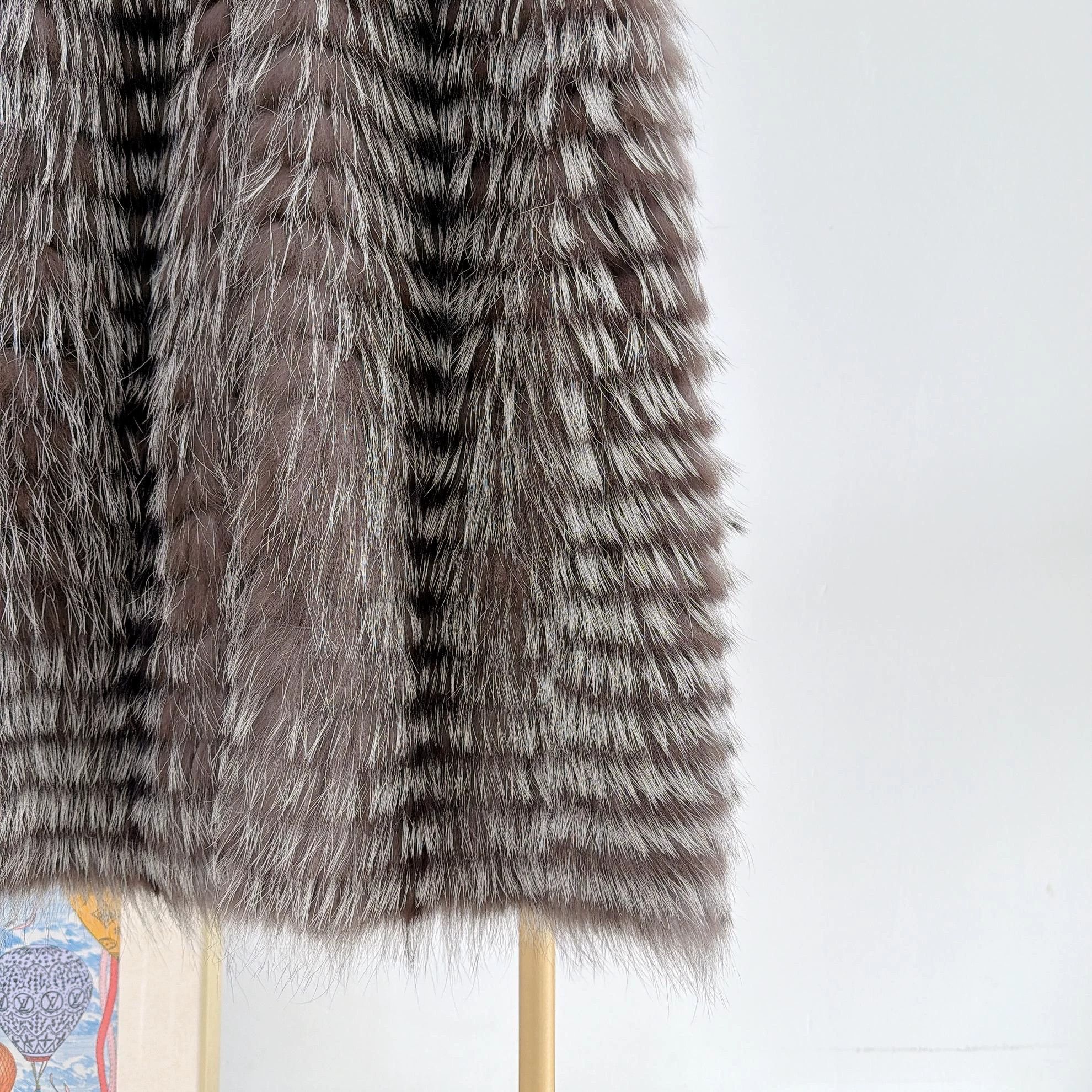 Christian Dior Monsieur Christian Dior Pre-owned Fox Fur Coat F36 3157 Size XS / US 0-2 / IT 36-38 - 4 Thumbnail