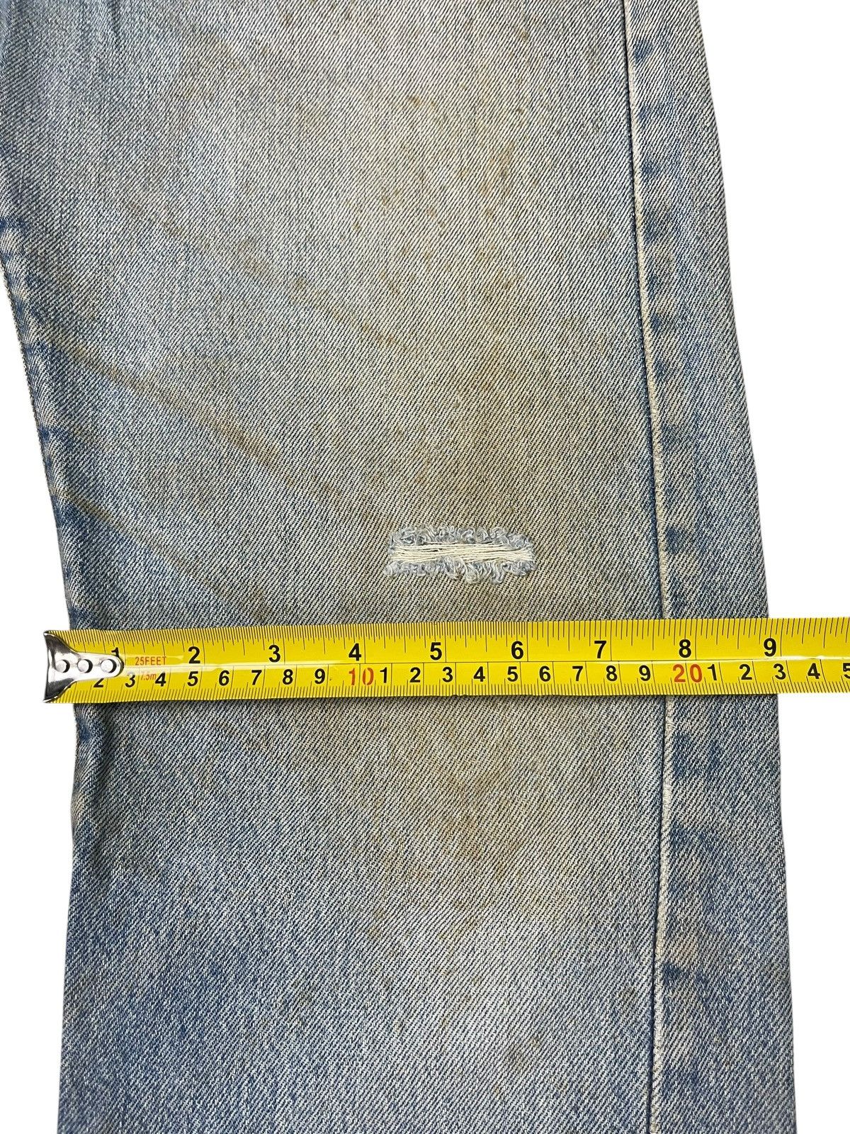 Levi's Vintage Levis 501 Straight Cut Distressed Single Stitch Size US 30 / EU 46 - 6 Thumbnail