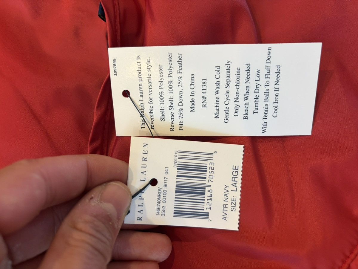 Polo Ralph Lauren New Polo Ralph Lauren REVERSIBLE Down Vest in Navy/Red Size US M / EU 48-50 / 2 - 5 Thumbnail