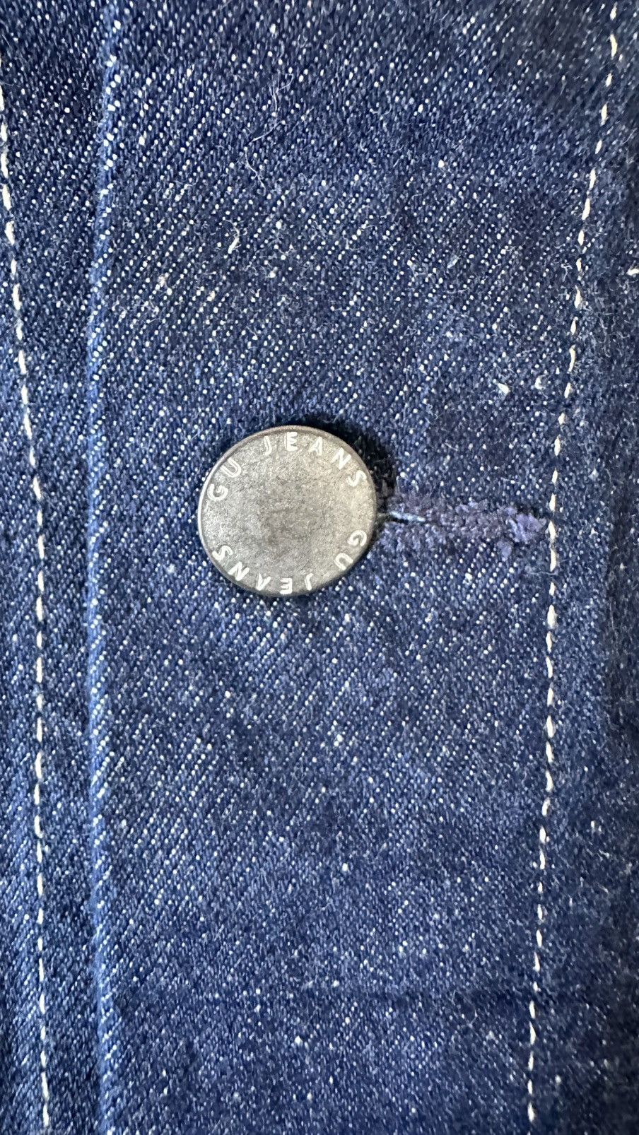 GU VINTAGE GU OUTERWEAR DENIM JACKET Size US XL / EU 56 / 4 - 4 Thumbnail