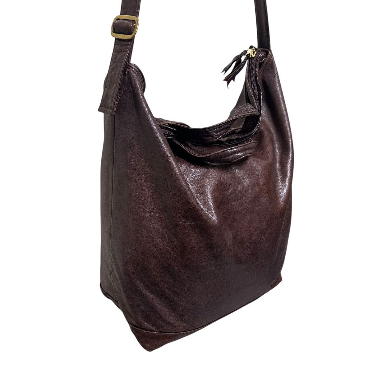 Porter 753 Porter Yoshida leather shoulder bag unisex brown Size ONE SIZE - 5 Thumbnail