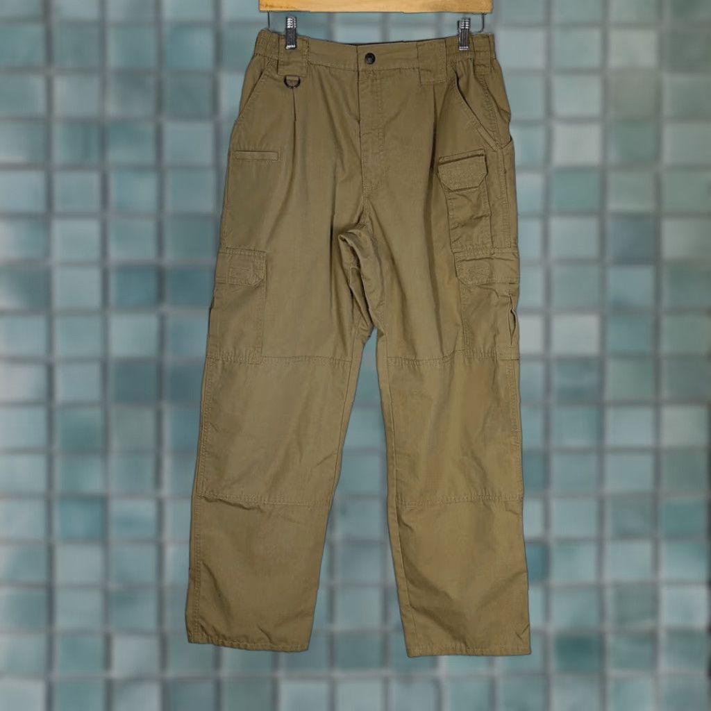 Vintage 5.11 Tactical Men's Taclite Pro Lightweight Performance Pants Cargo Style 74273 Tan 32 Inseam 32 Mens Size US 32 / EU 48 - 1 Thumbnail