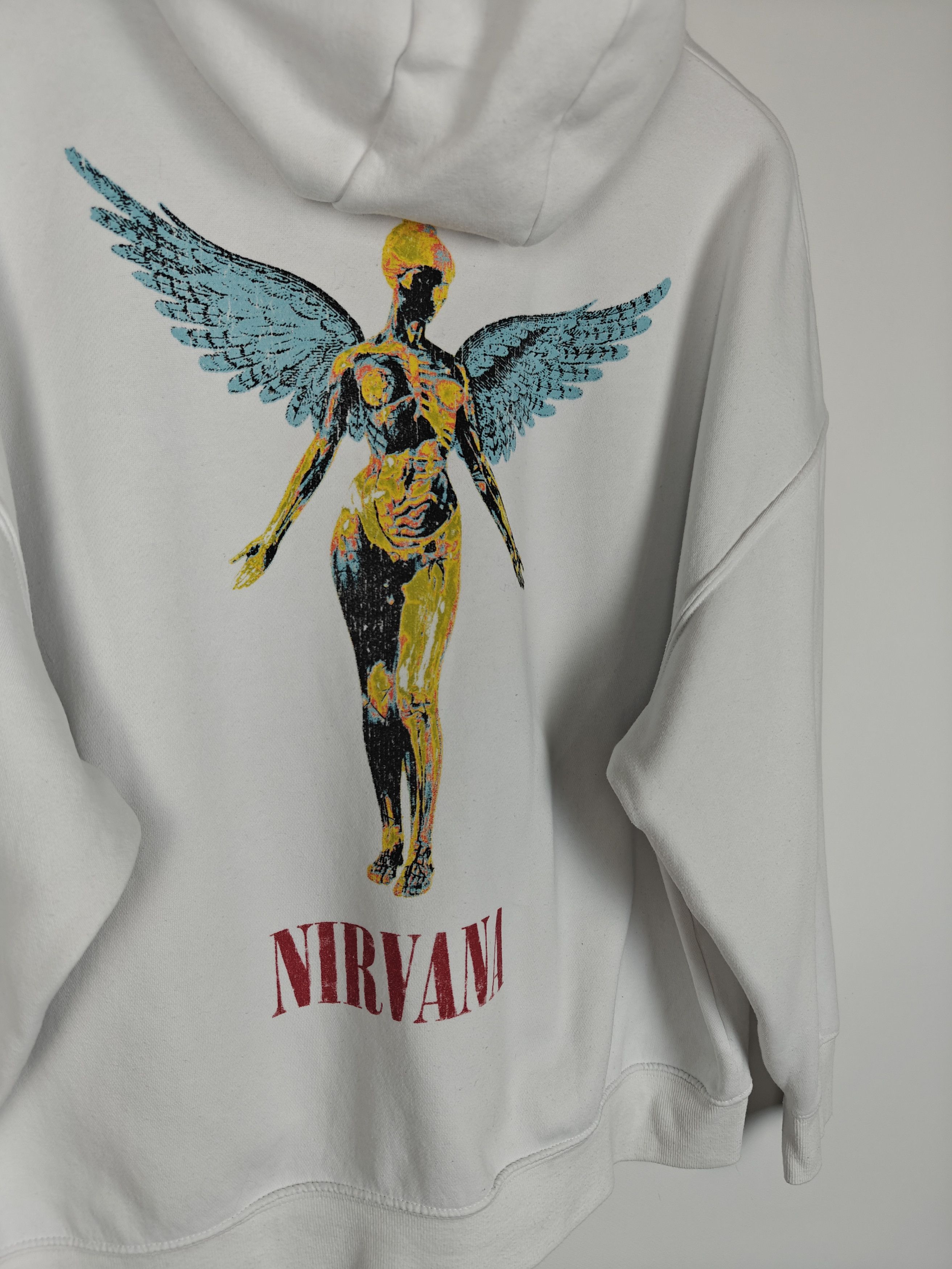 Nirvana Nirvana Hoddie Big Print Pullover White size S Size US S / EU 44-46 / 1 - 9 Thumbnail