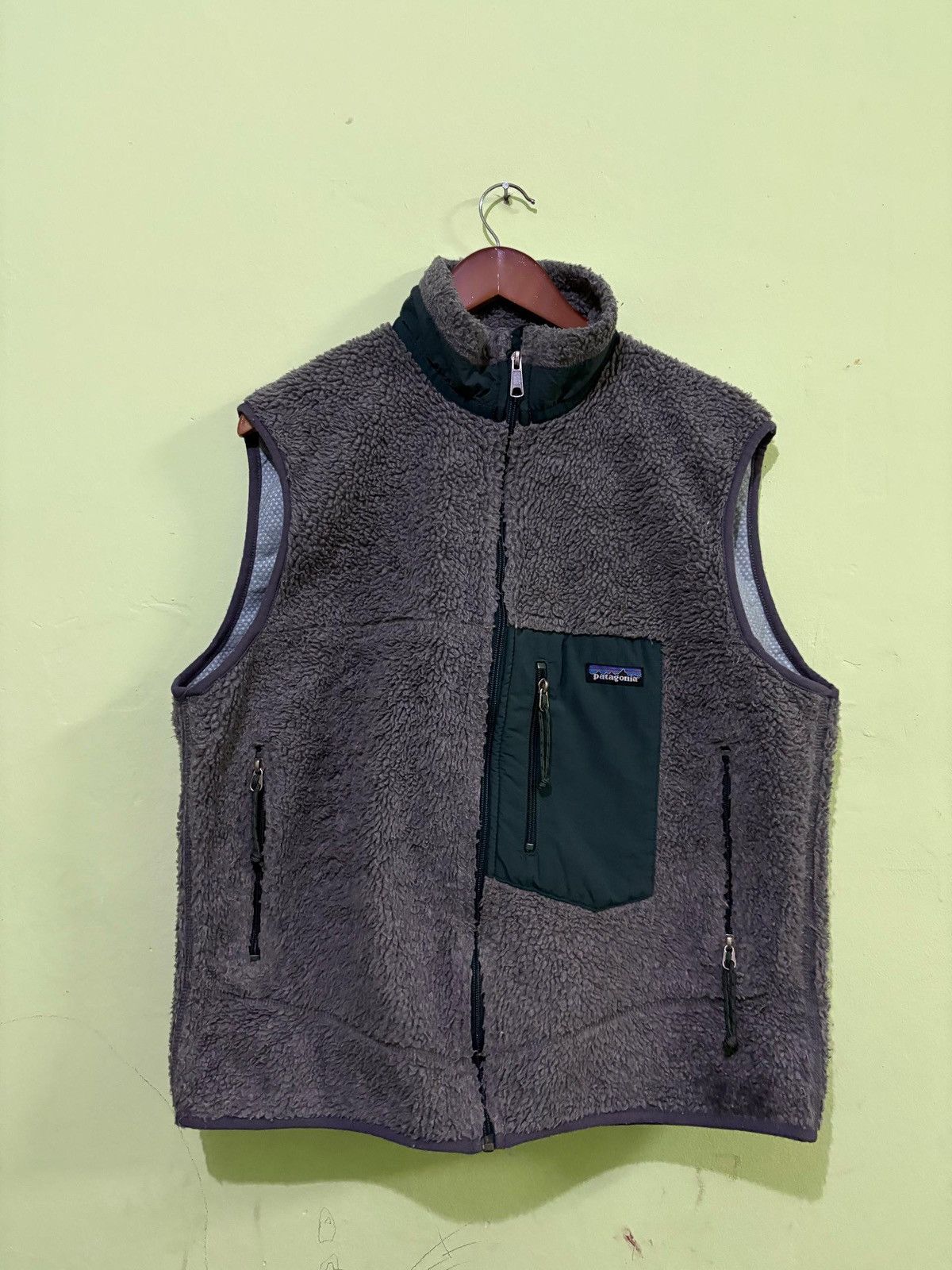 Patagonia Vintage Patagonia Vest Sherpa Fleece Design Size US L / EU 52-54 / 3 - 1 Thumbnail