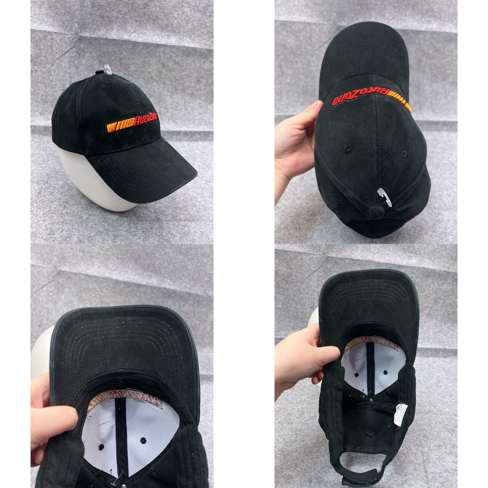 Vintage VINTAGE? No. Autozone Baseball Cap Hat - Black Cotton Twill Adjustable Strapback - One Size - Cars Logo - Mens/Adult, Casual, Workwear Size ONE SIZE - 8 Thumbnail