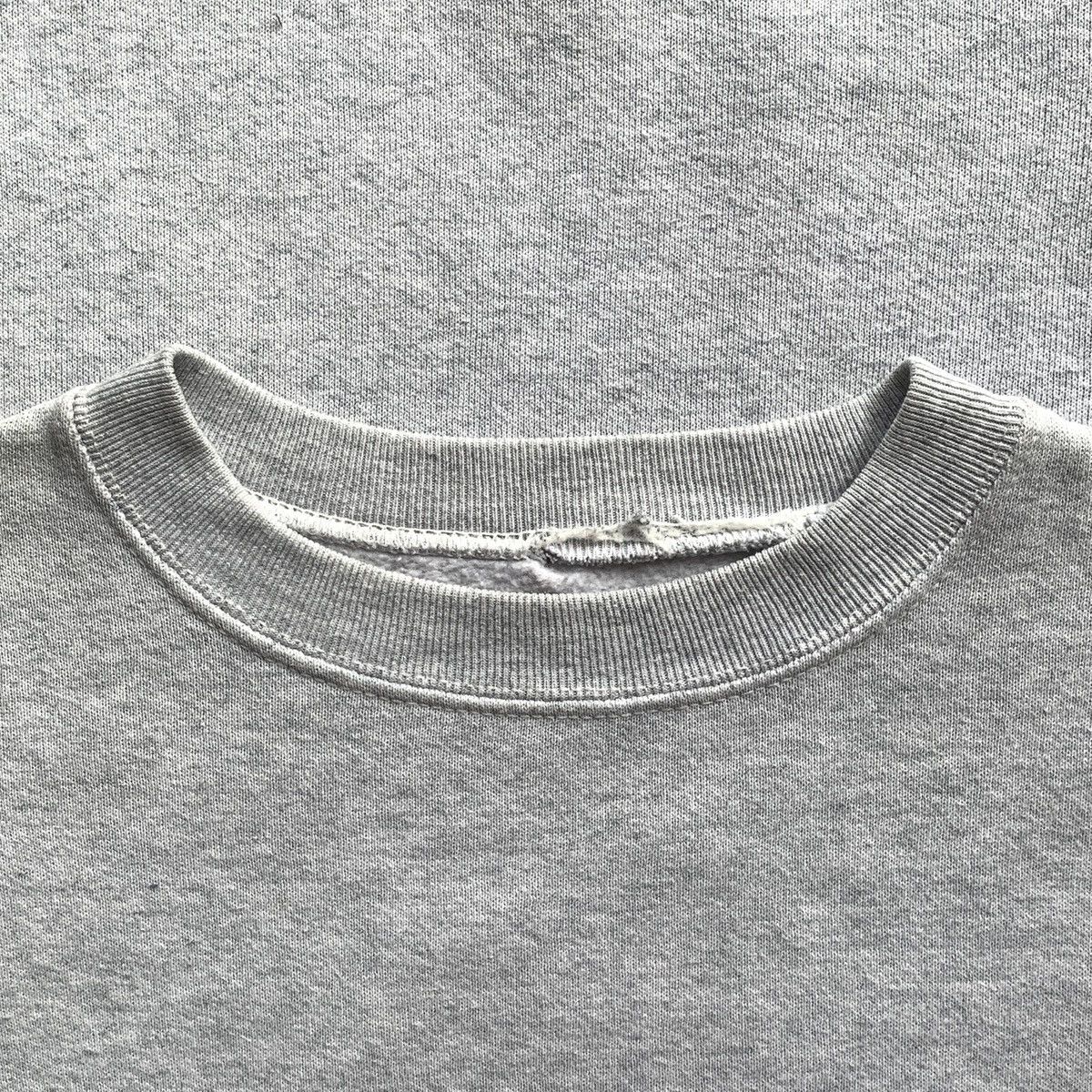 Vintage 1980s Heather Grey Blank Sweatshirt Size US M / EU 48-50 / 2 - 3 Thumbnail