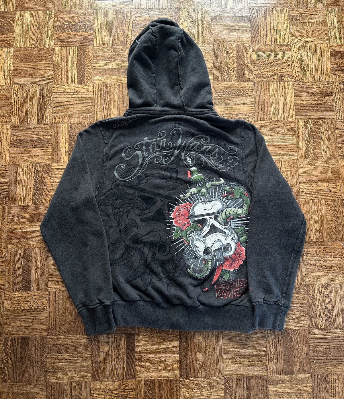 Marc Ecko Vintage Y2K Mark Ecko x Star Wars Stormtrooper Hoodie Size US S / EU 44-46 / 1 - 1 Thumbnail