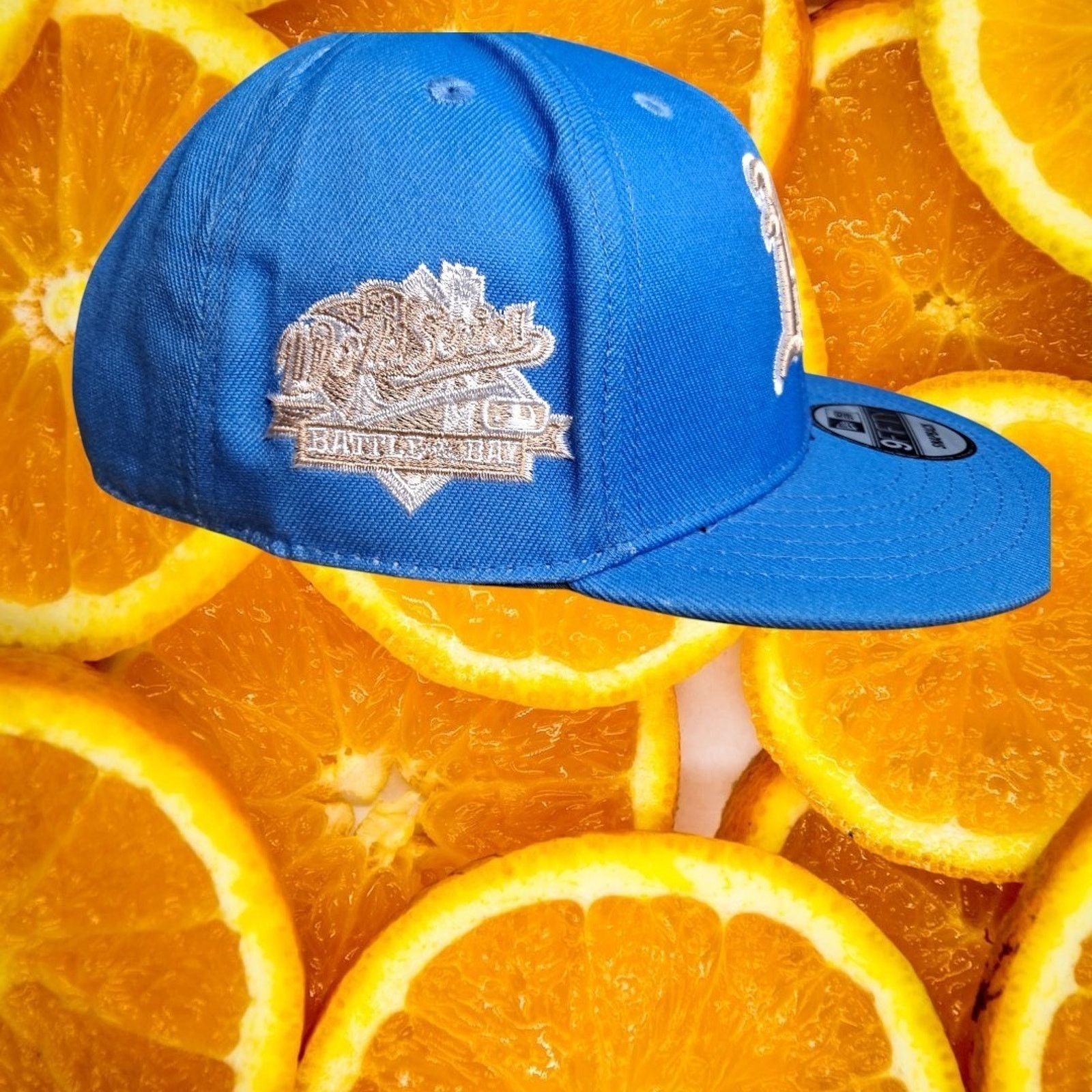 New Era New Era Athletics A's Battle MC Sky Blue Snapback Hat MLB Size ONE SIZE - 4 Thumbnail