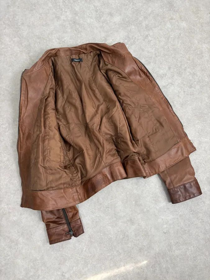 Vintage Artisanal Pony Hair Brown Leather Jacket Size US XS / EU 42 / 0 - 8 Thumbnail