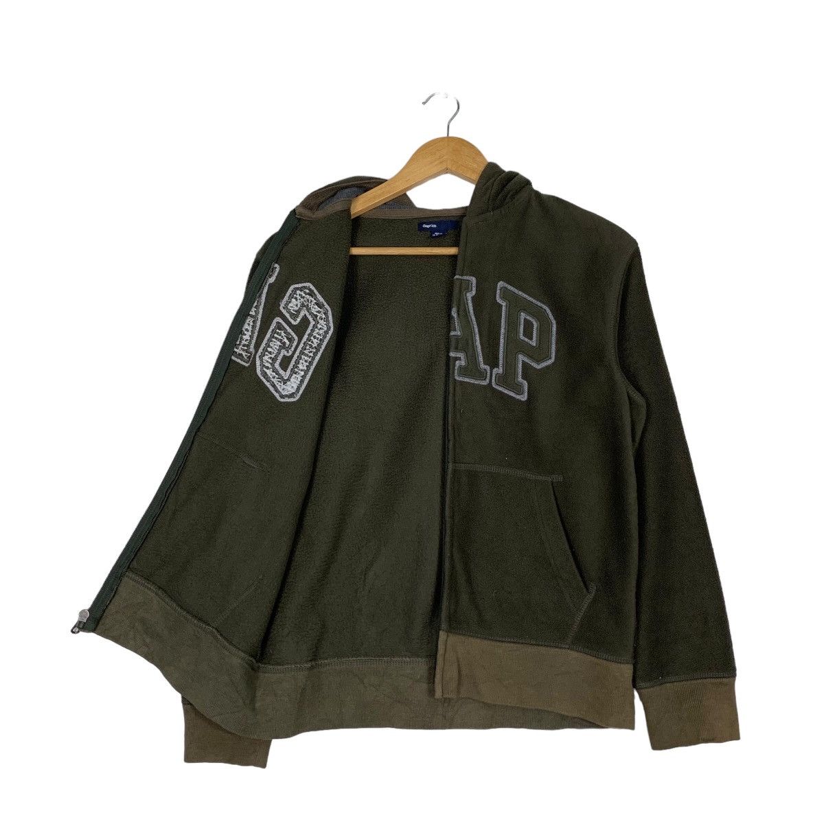 Gap GAP Kids Big Logo Zipper Fleece Hoodies #1067-C48 Size US M / EU 48-50 / 2 - 10 Thumbnail