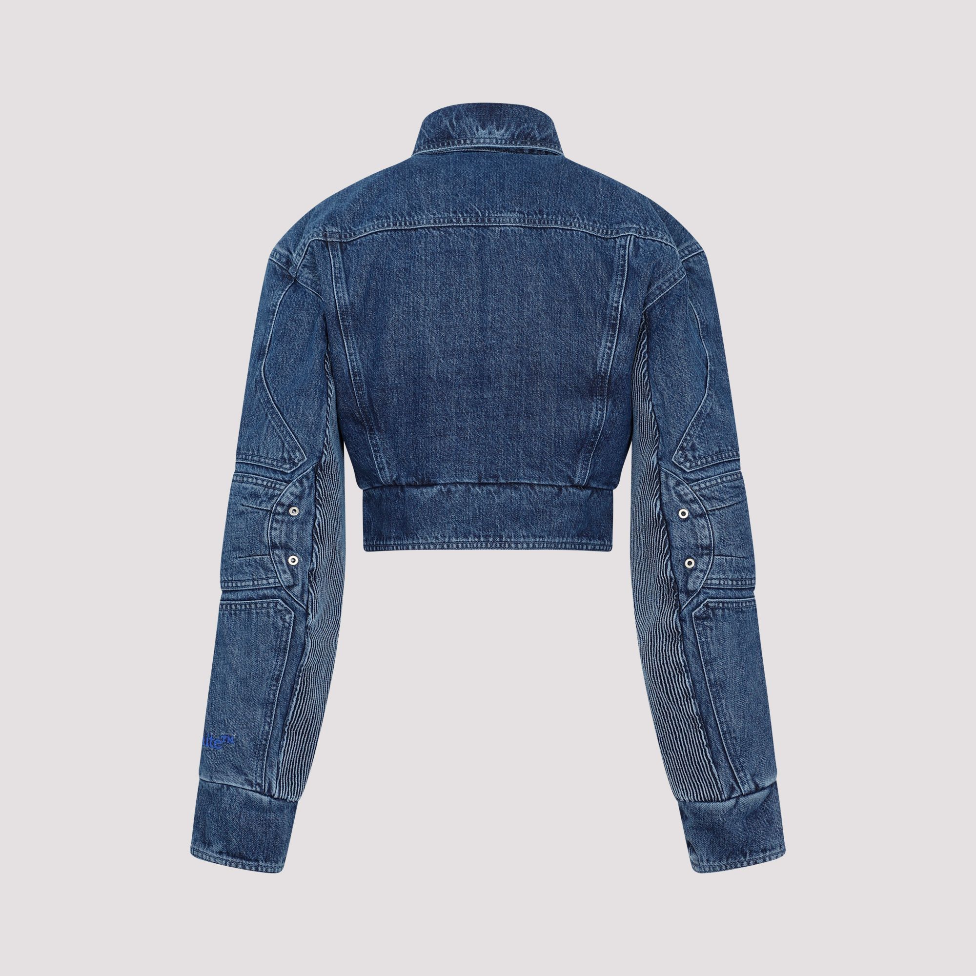 Off-White o1y1125 Denim Jacket in Blue Size XS / US 0-2 / IT 36-38 - 2 Thumbnail
